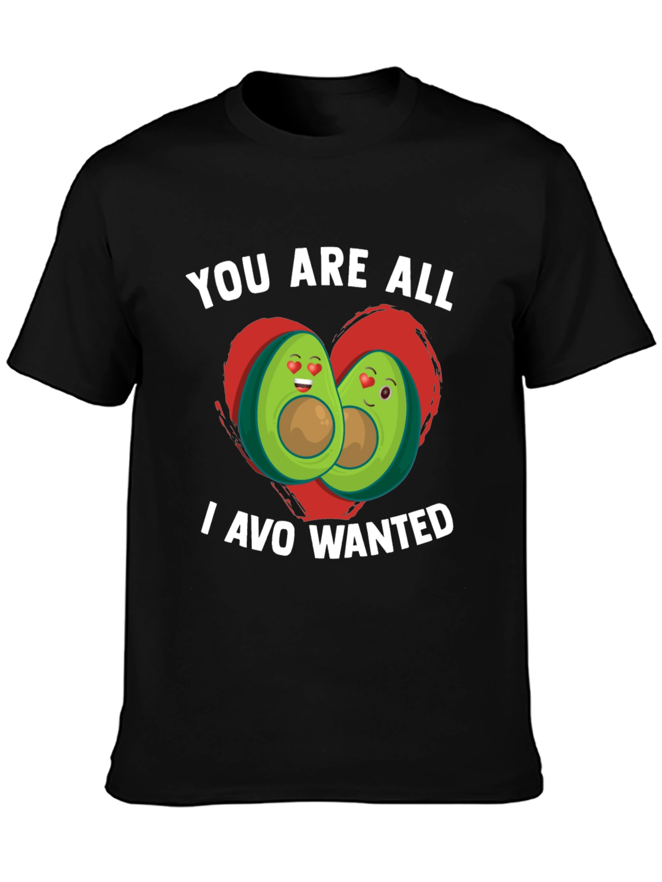 Black Avocado Love Graphic T-Shirt view 3