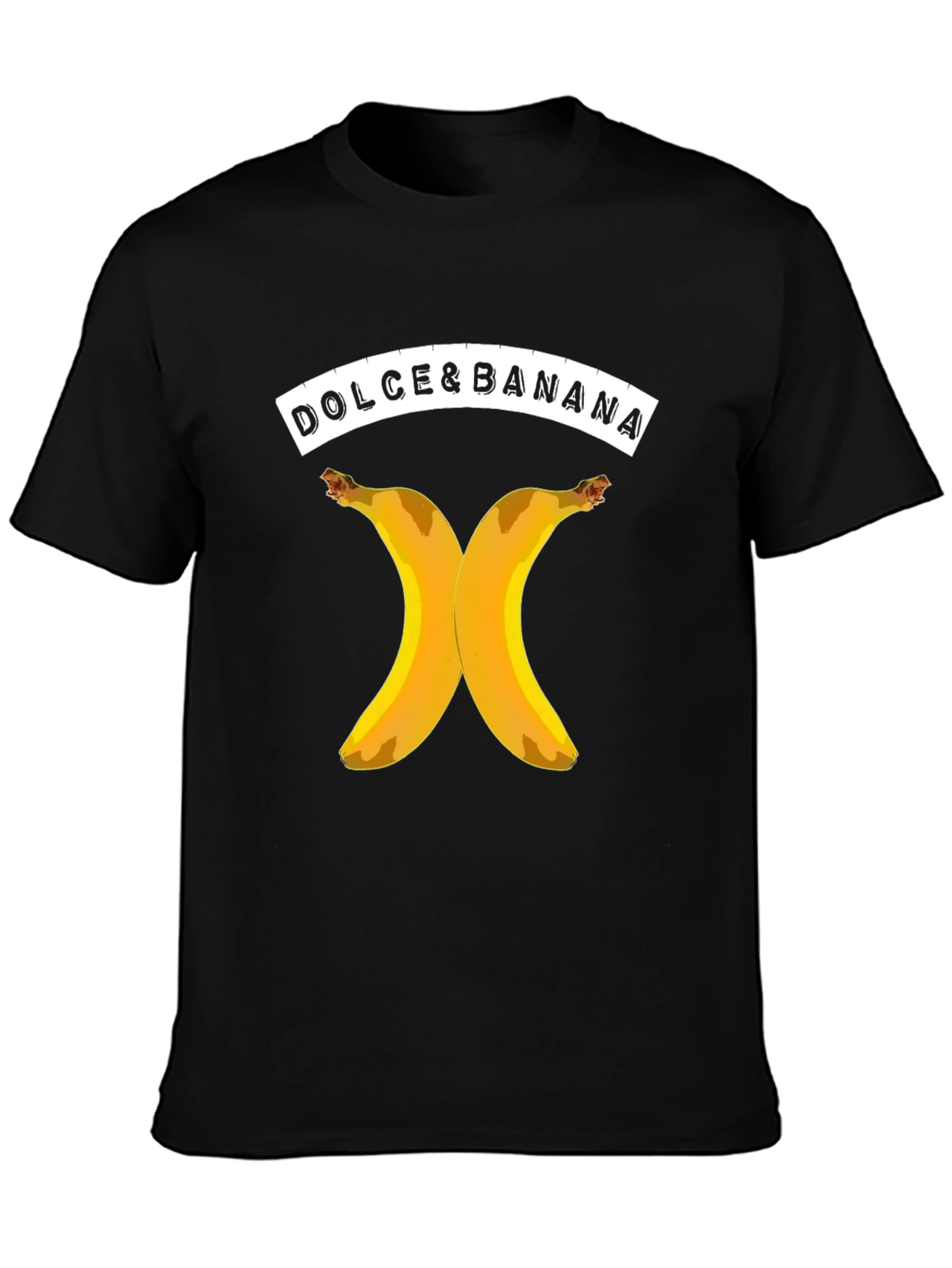 Black Dolce & Banana Graphic T-Shirt - Black view 3