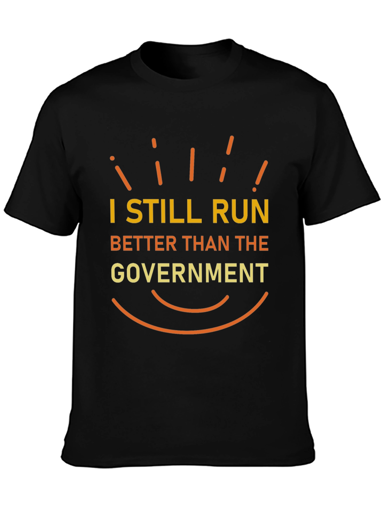 Black Funny 'I Still Run Better' Graphic Tee view 3