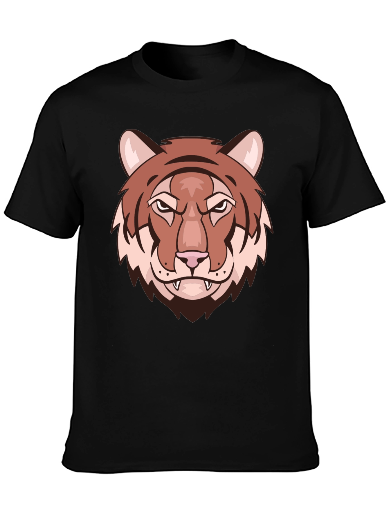 Black Black Tiger Graphic T-Shirt view 3