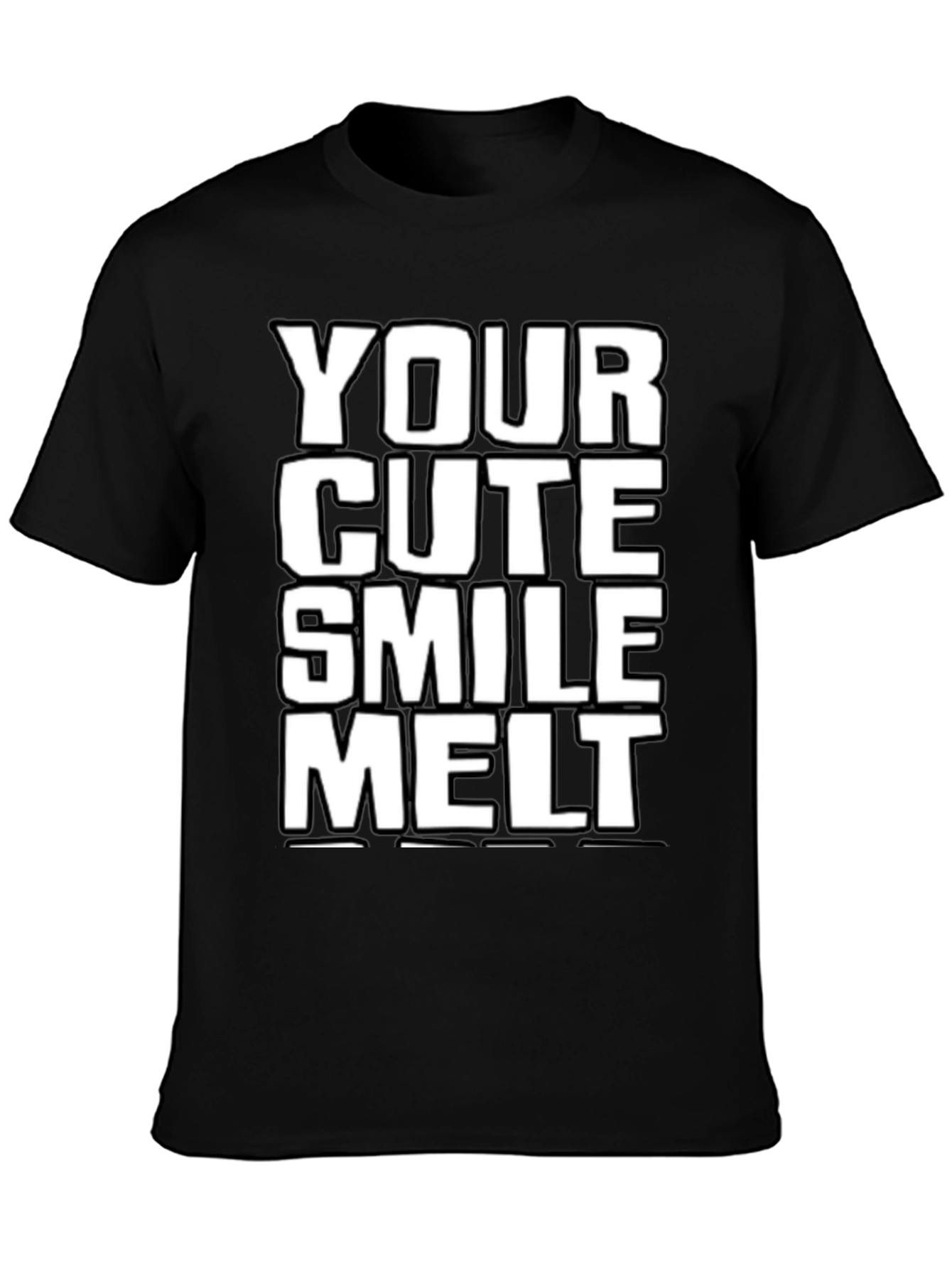 Black Your Cute Smile Melt T-Shirt view 3