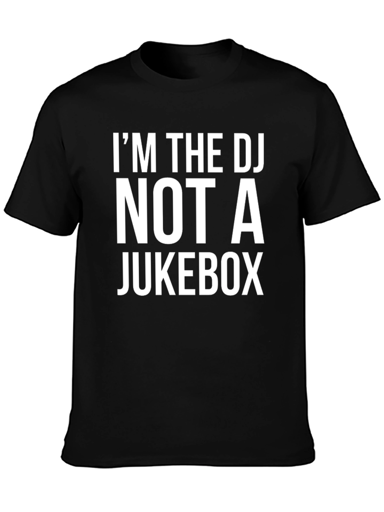 Black I'm The DJ Not A Jukebox Graphic Tee view 3