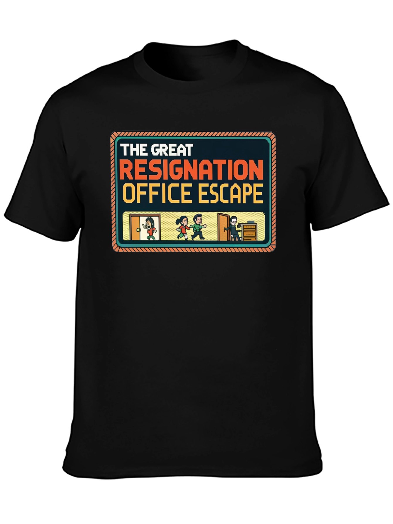 The Great Resignation Office Escape T-Shirt - 3