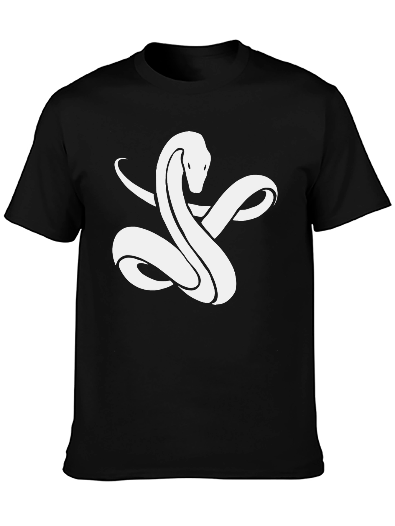 Black Snake Graphic Black T-Shirt view 3
