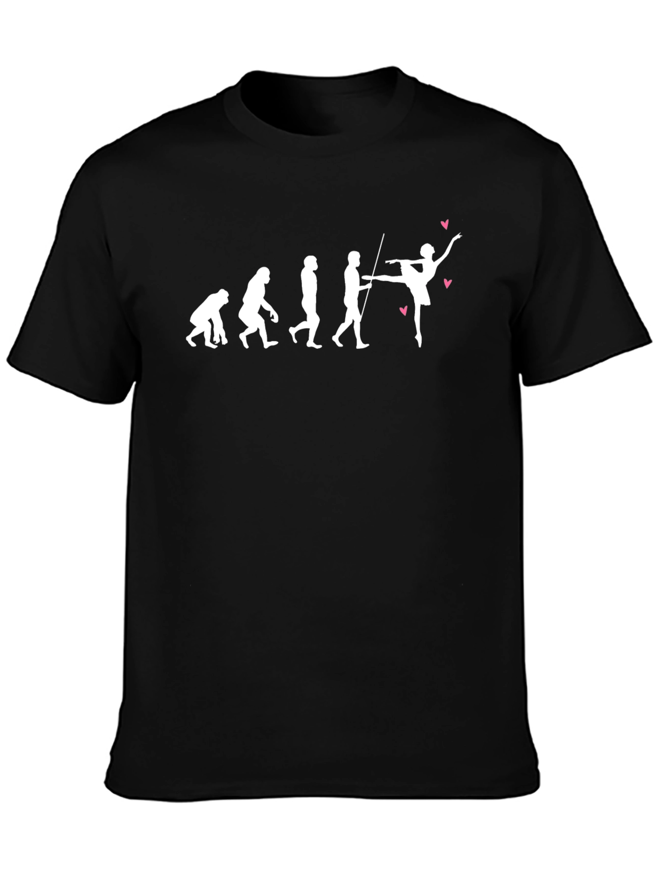 Black Evolution of Dance T-Shirt - Black view 3