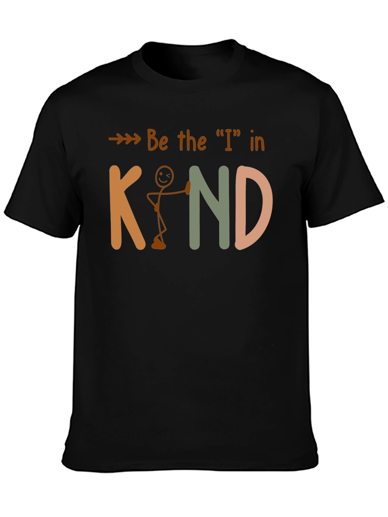 Black Be the "I" in Kind T-Shirt view 3