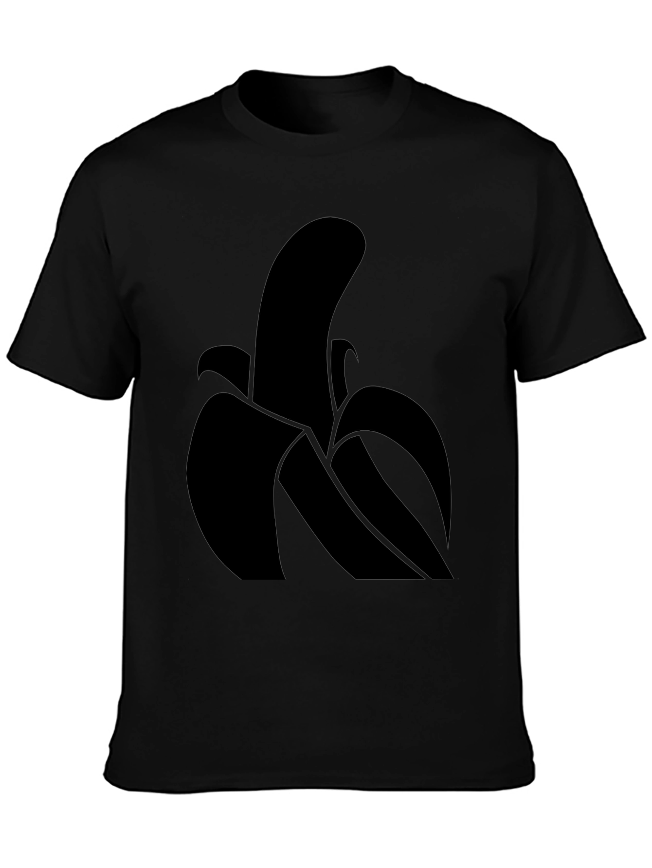 Black Banana Graphic Tee - Modern Minimalist Design view 3