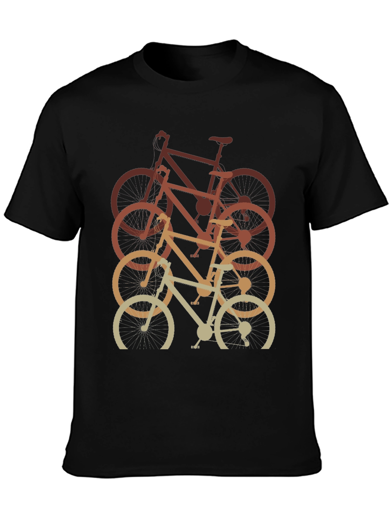 Black Retro Bike Graphic Tee - Stylish & Comfortable view 3