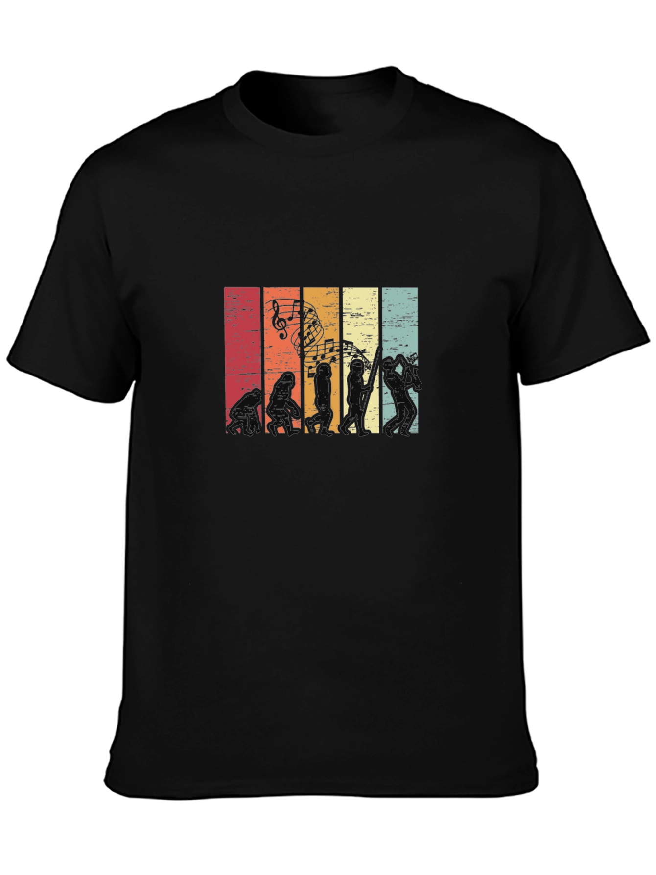 Black Music Evolution Graphic Tee view 3