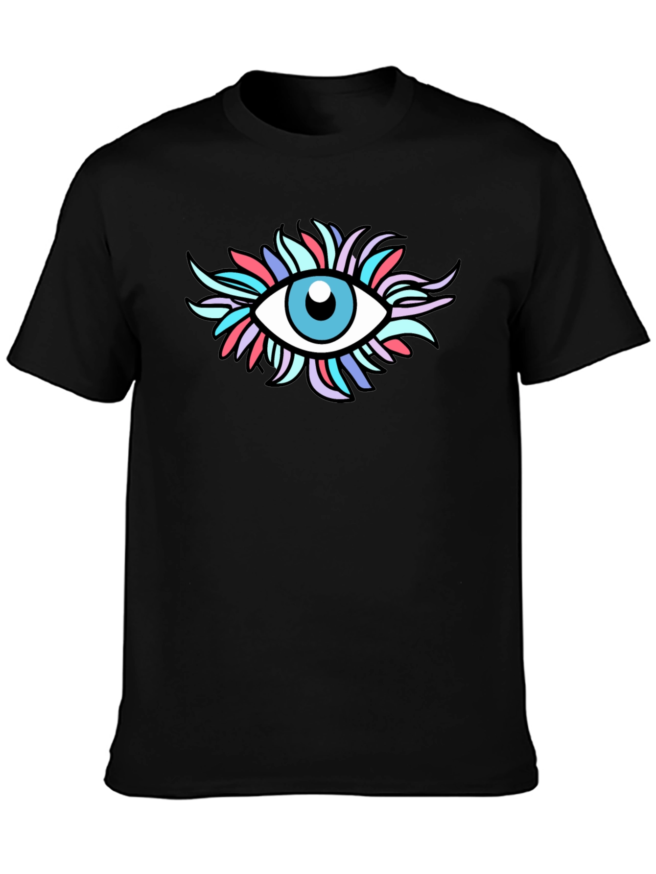 Black Eye See You Black Graphic Tee view 3