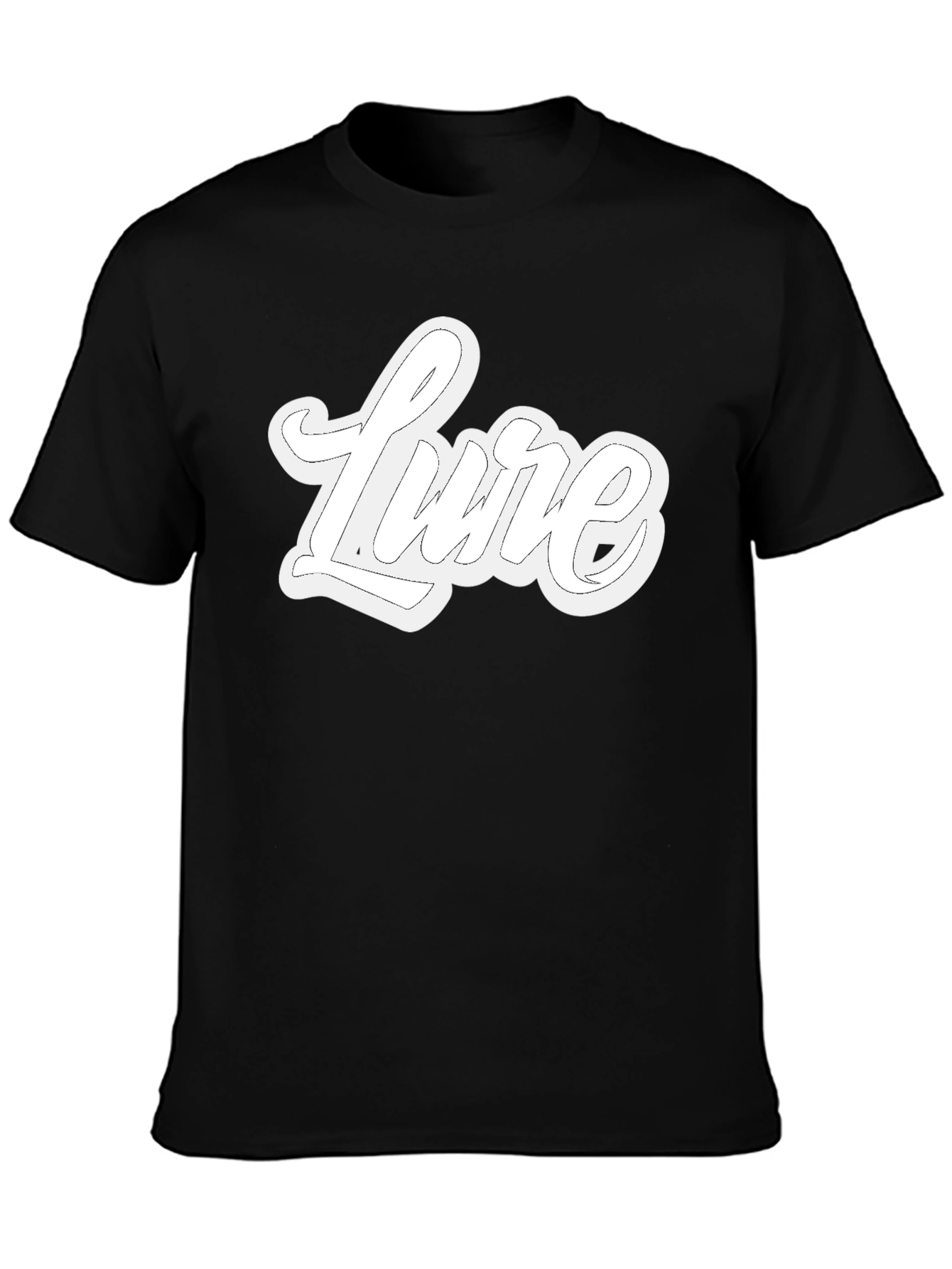 Black Lure Graphic Tee - Mens Stylish Short Sleeve Shirt view 3