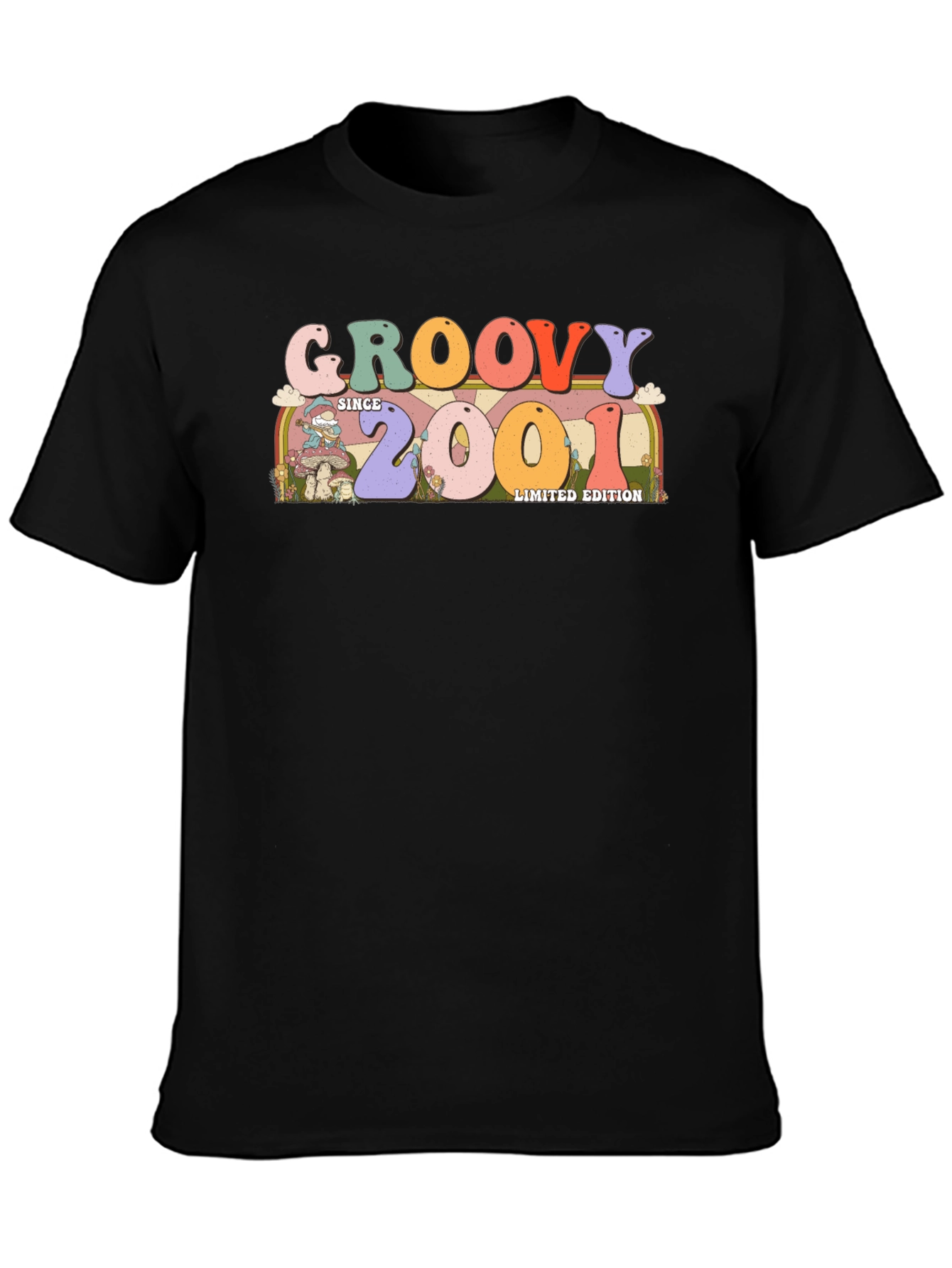 Black Groovy Since 2001 Limited Edition T-Shirt view 3