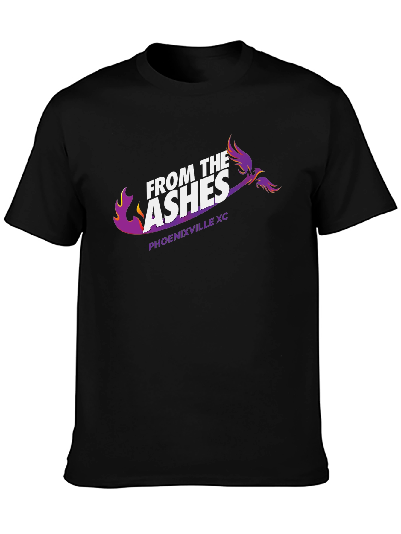 Black From The Ashes Phoenixville XC T-Shirt view 3