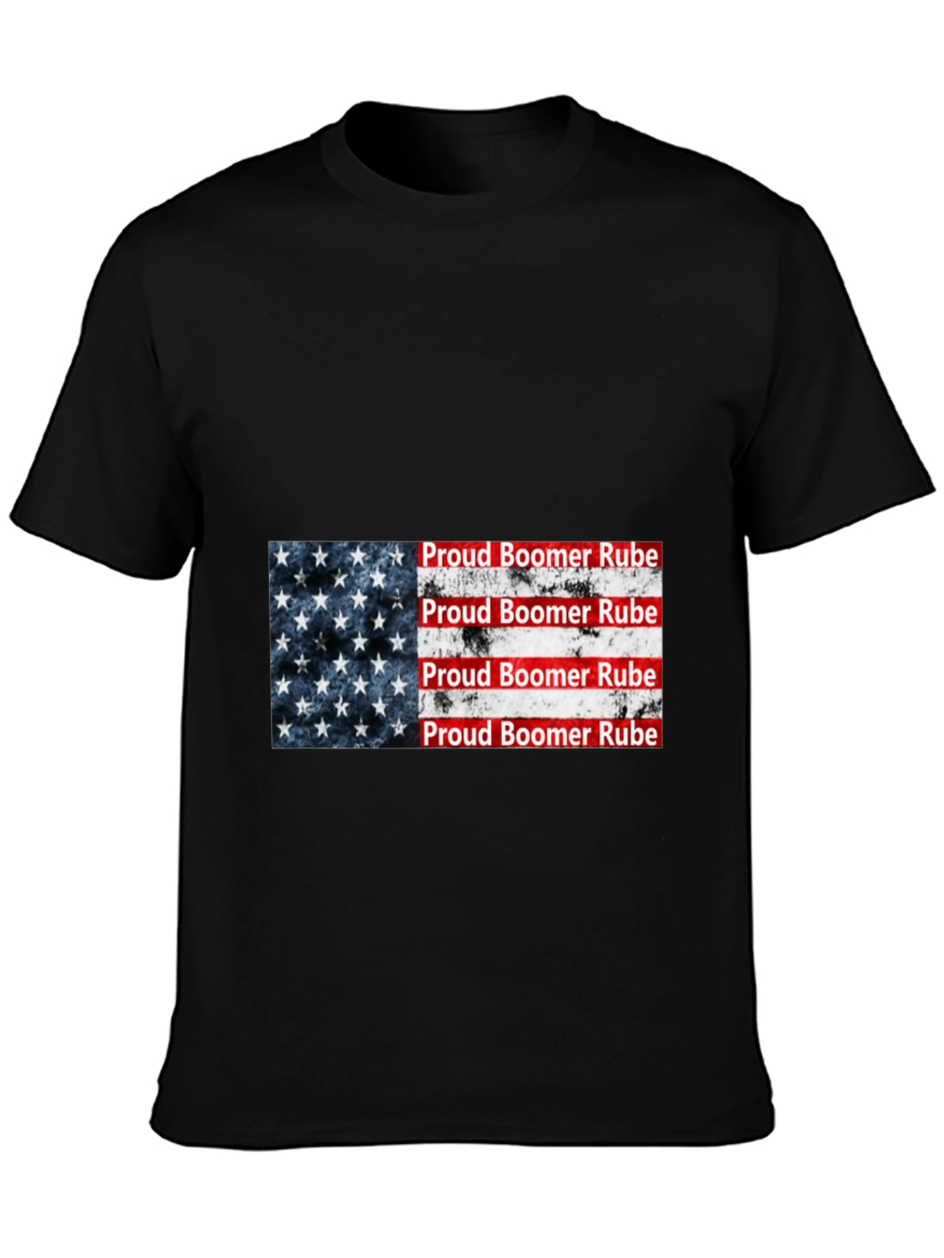 Black Proud Boomer Rube Graphic Tee view 3