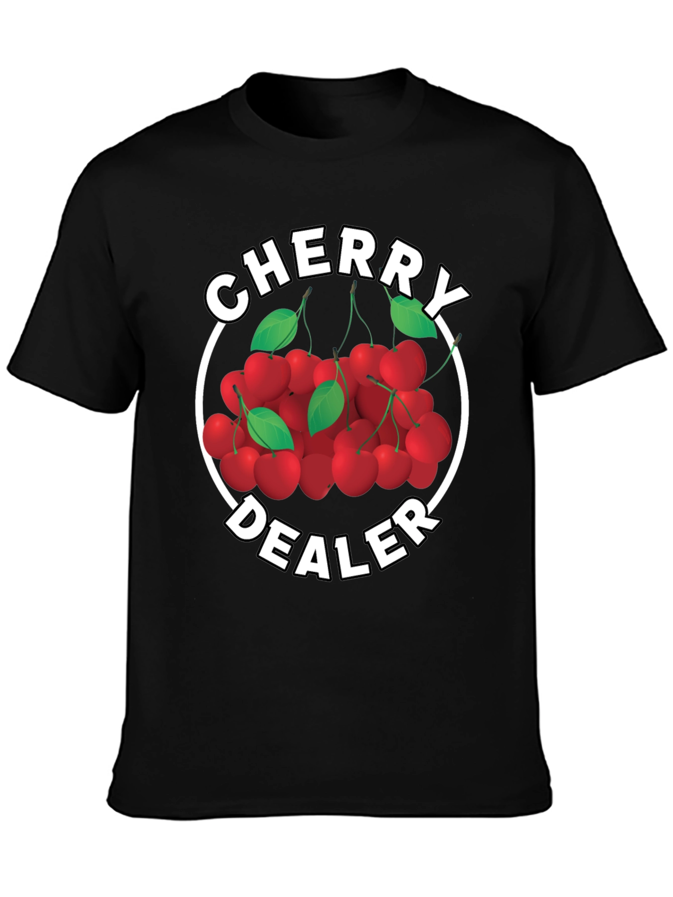 Black Cherry Dealer Graphic Tee - Premium Cotton Blend view 3