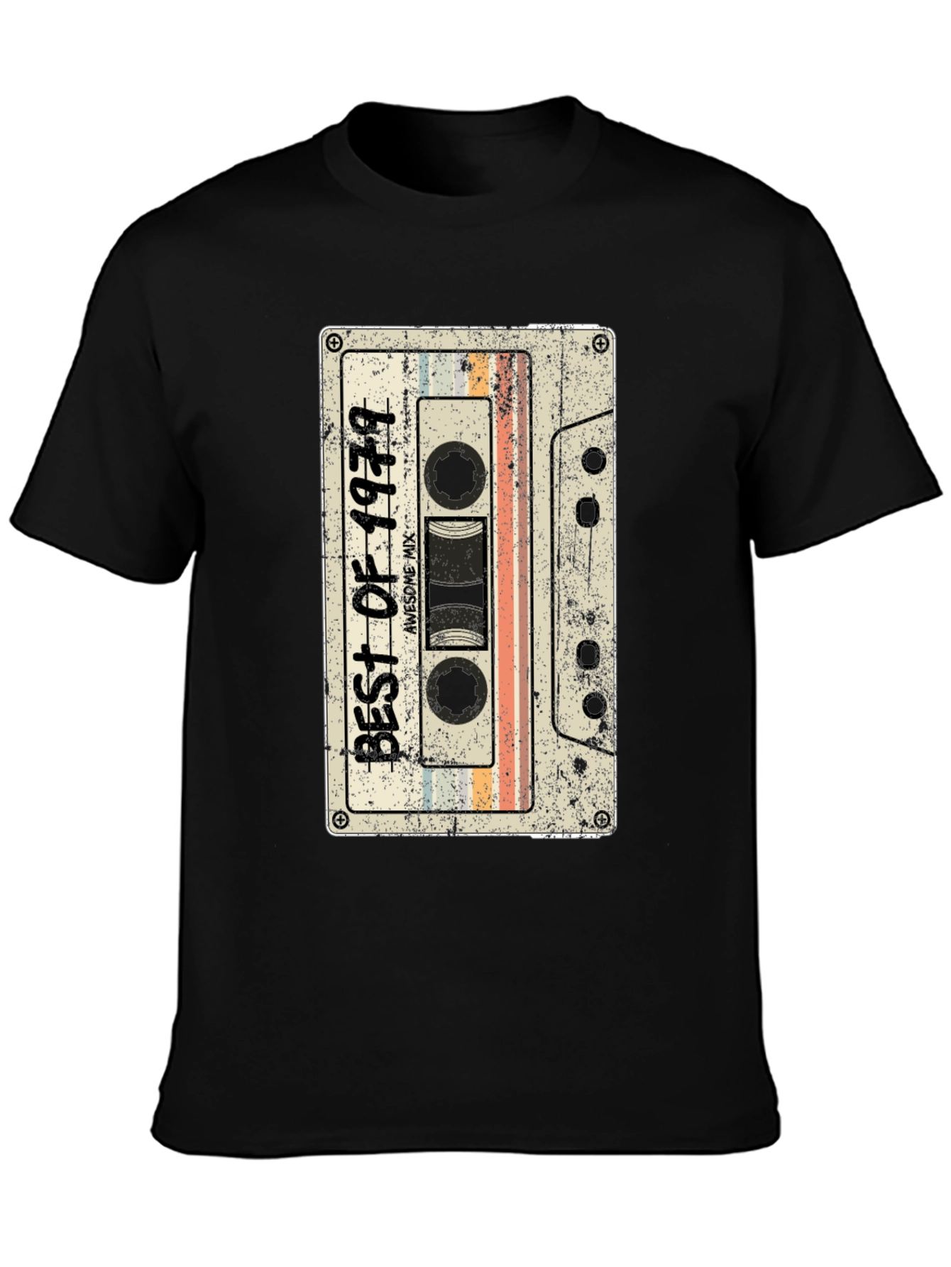 Black Retro "Best of 1979" Cassette T-Shirt  view 3