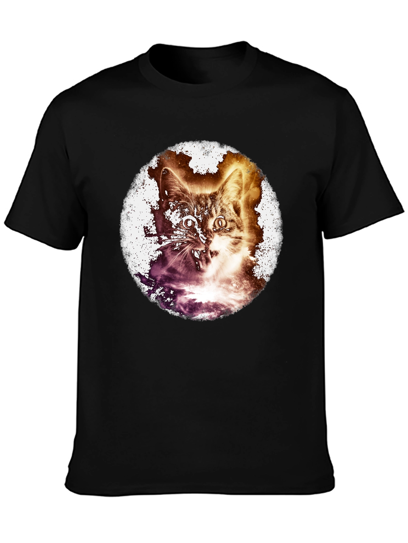 Black Cat Explosion T-Shirt view 3
