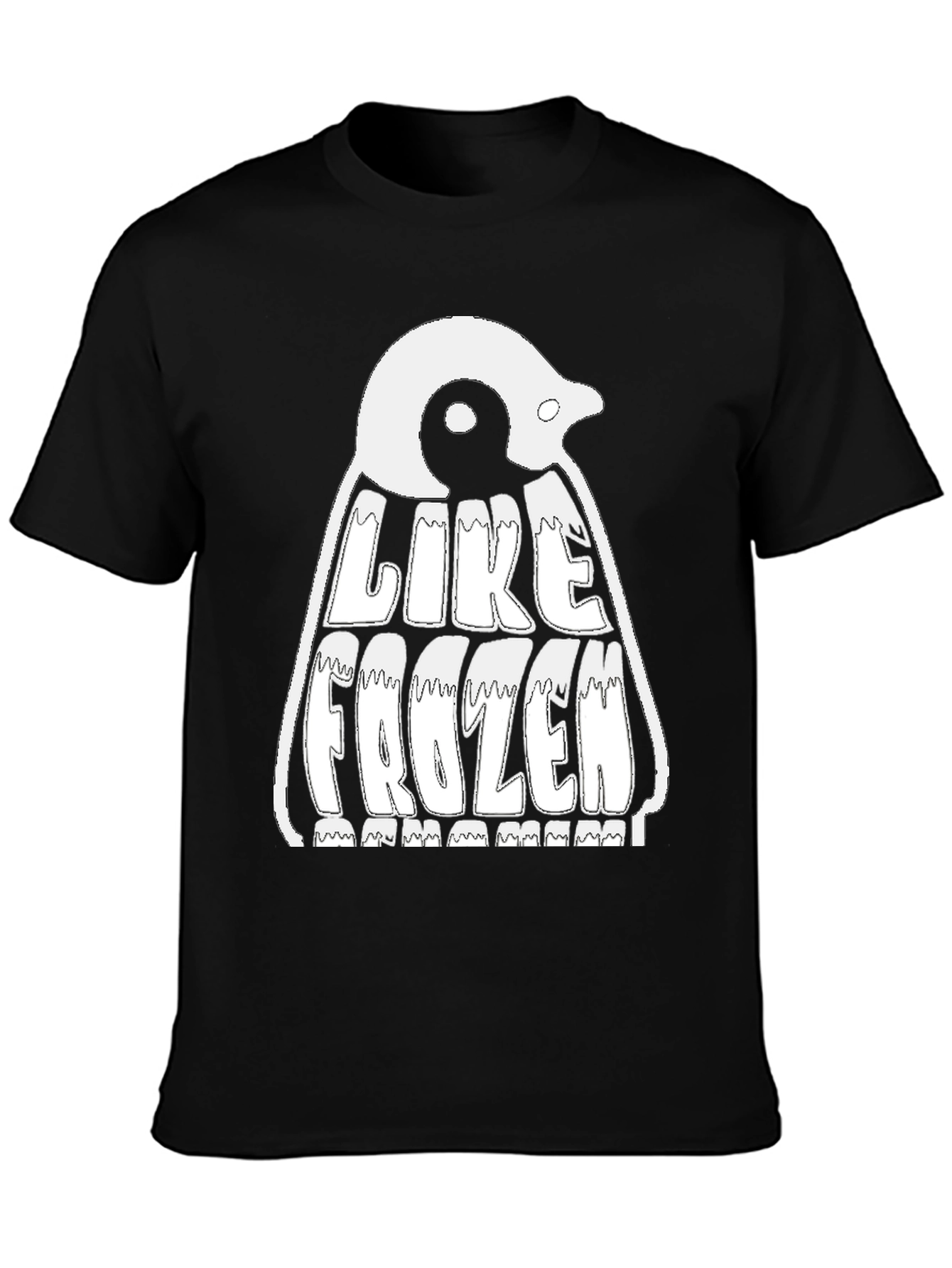 Black Penguin "Like Frozen" Graphic T-Shirt view 3