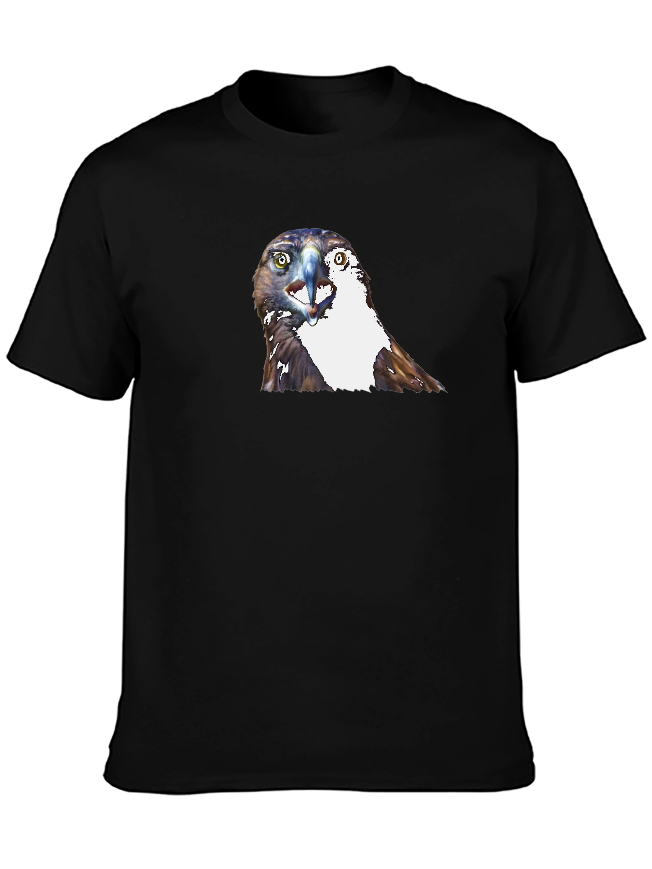 Black Eagle Graphic Black T-Shirt view 3