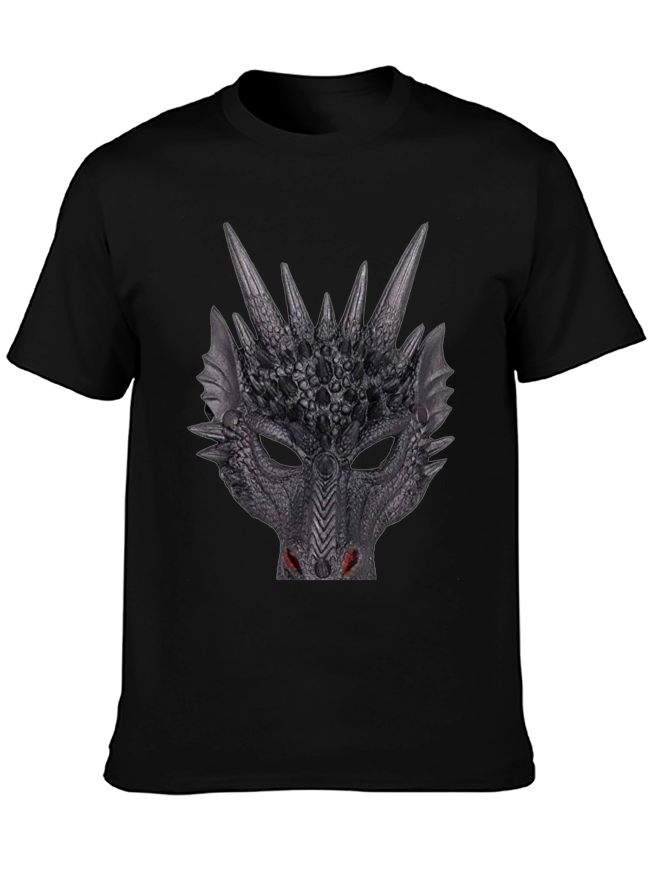 Black Dragon Graphic Black T-Shirt view 3