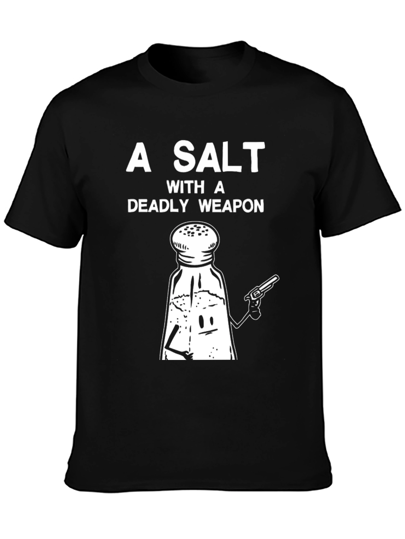 Black A Salt with a Deadly Weapon Graphic Tee view 3