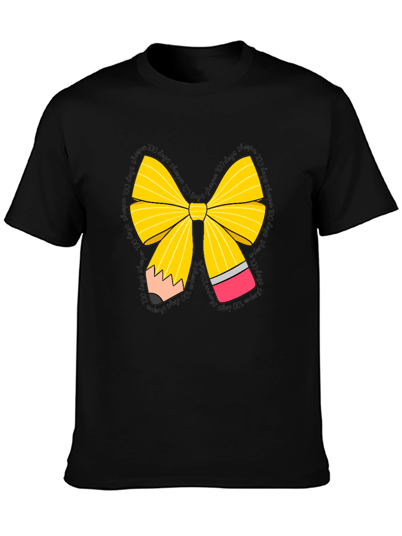 100 Days Sharper Pencil Bow T-Shirt - 3