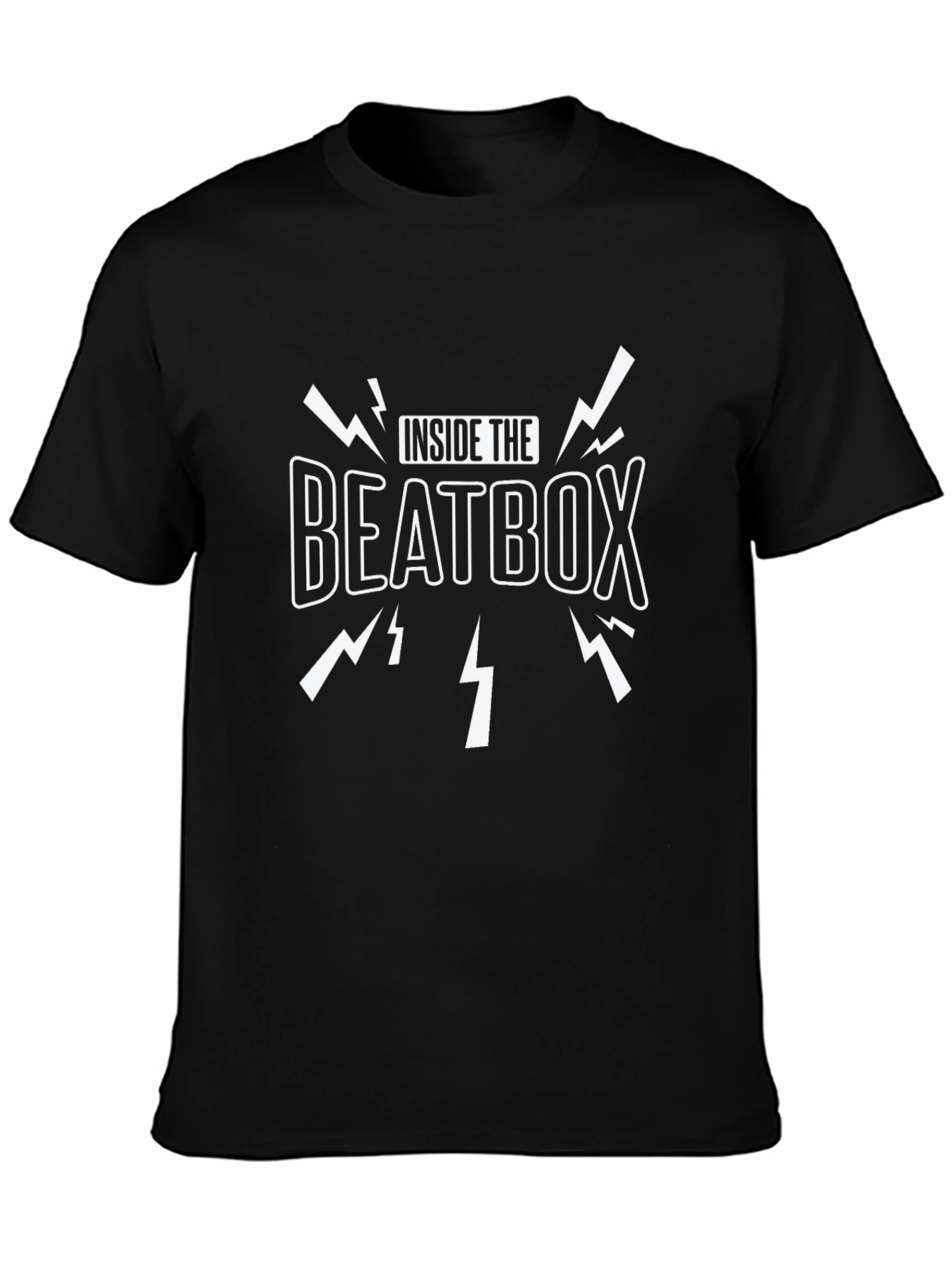Black Inside the Beatbox Graphic Tee view 3