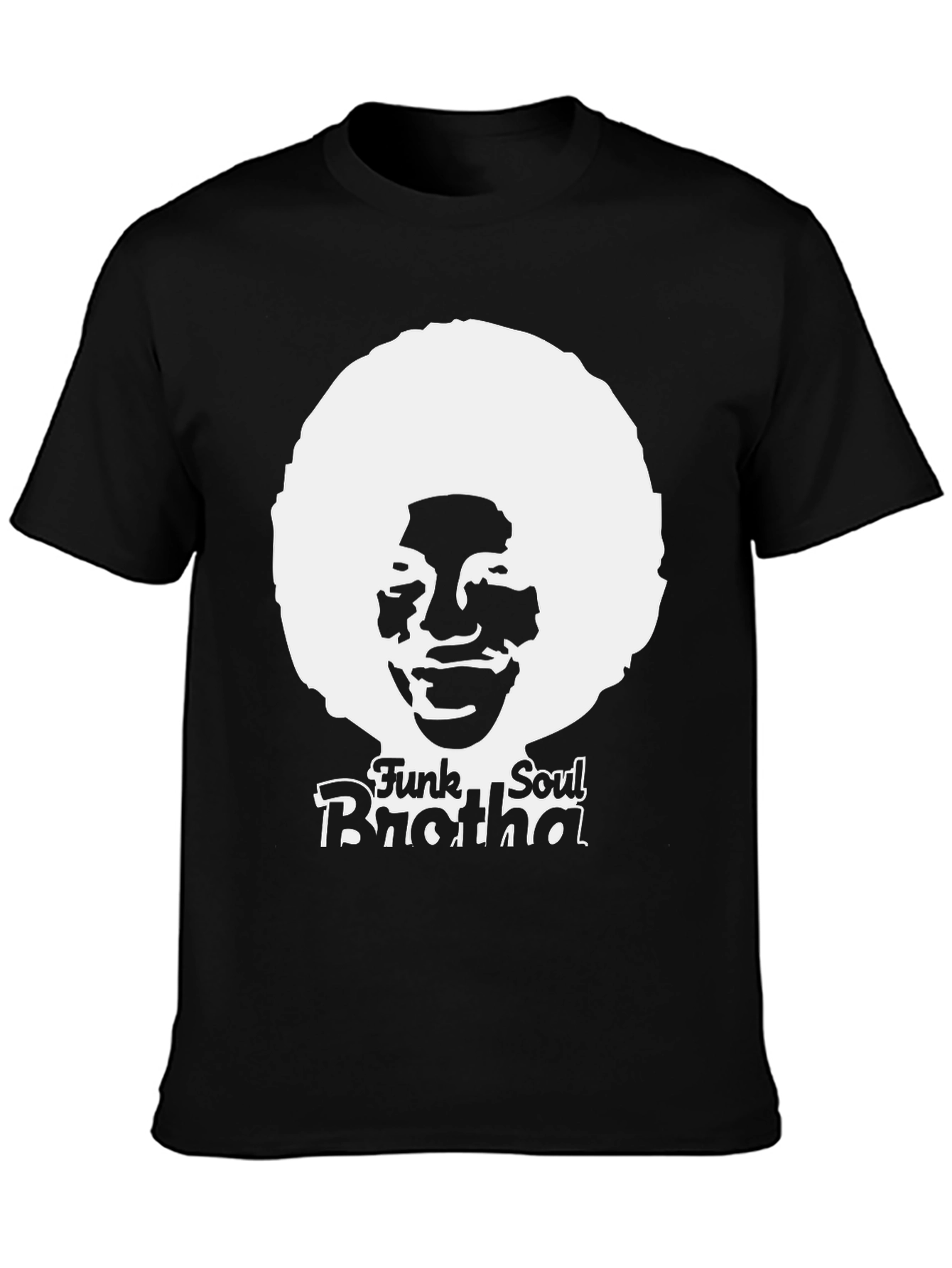 Black Funk Soul Brotha Graphic Tee view 3