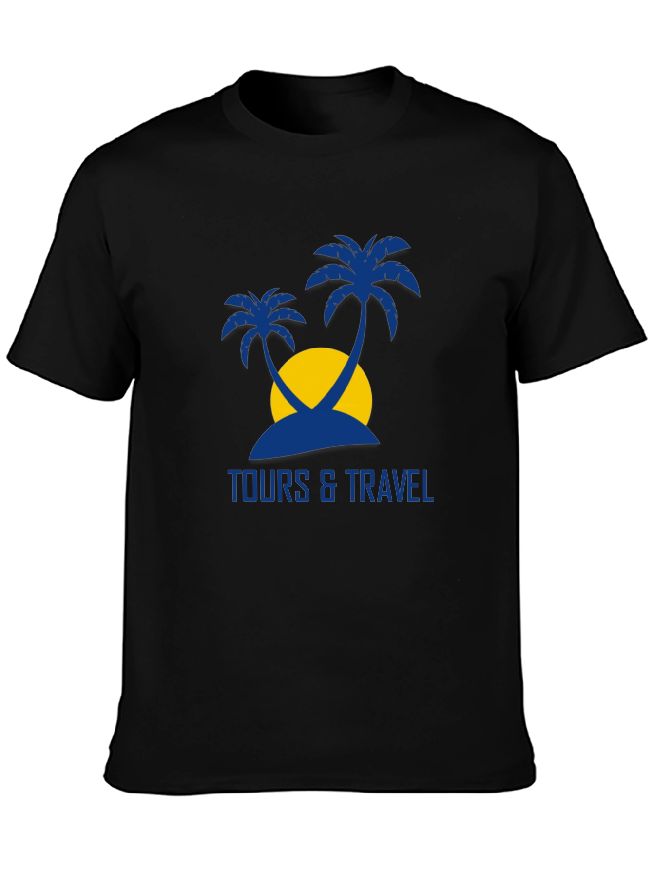 Black Tours & Travel Graphic Print Black T-Shirt view 3