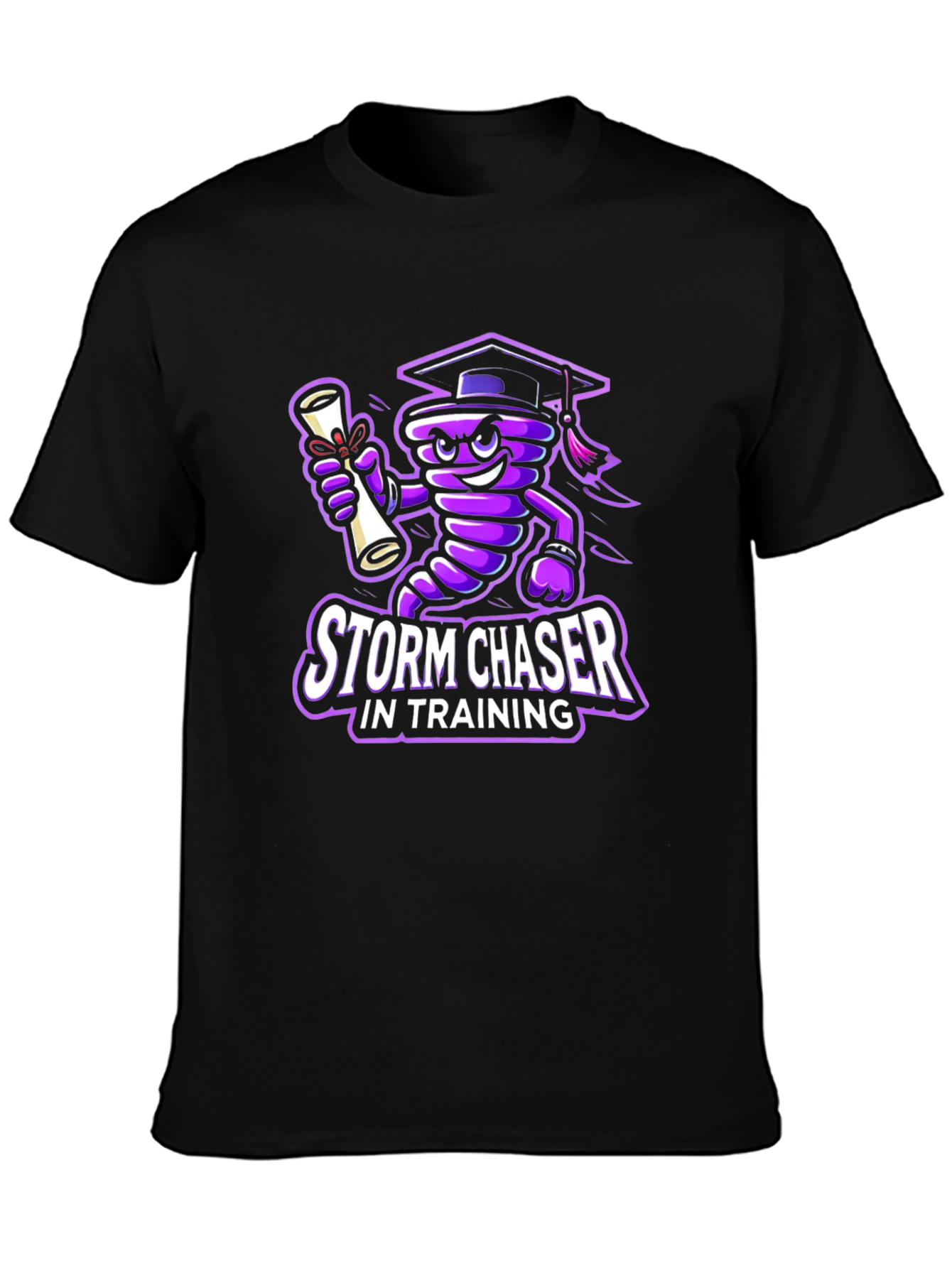 Black Storm Chaser in Training T-Shirt - Black view 3