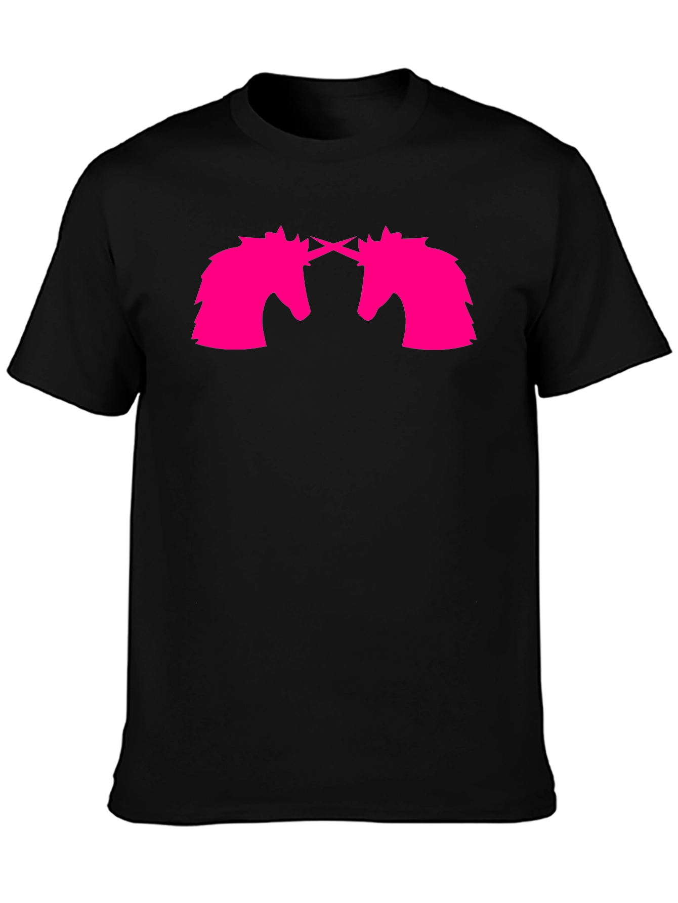 Black Unicorn Love Graphic Tee - Black view 3