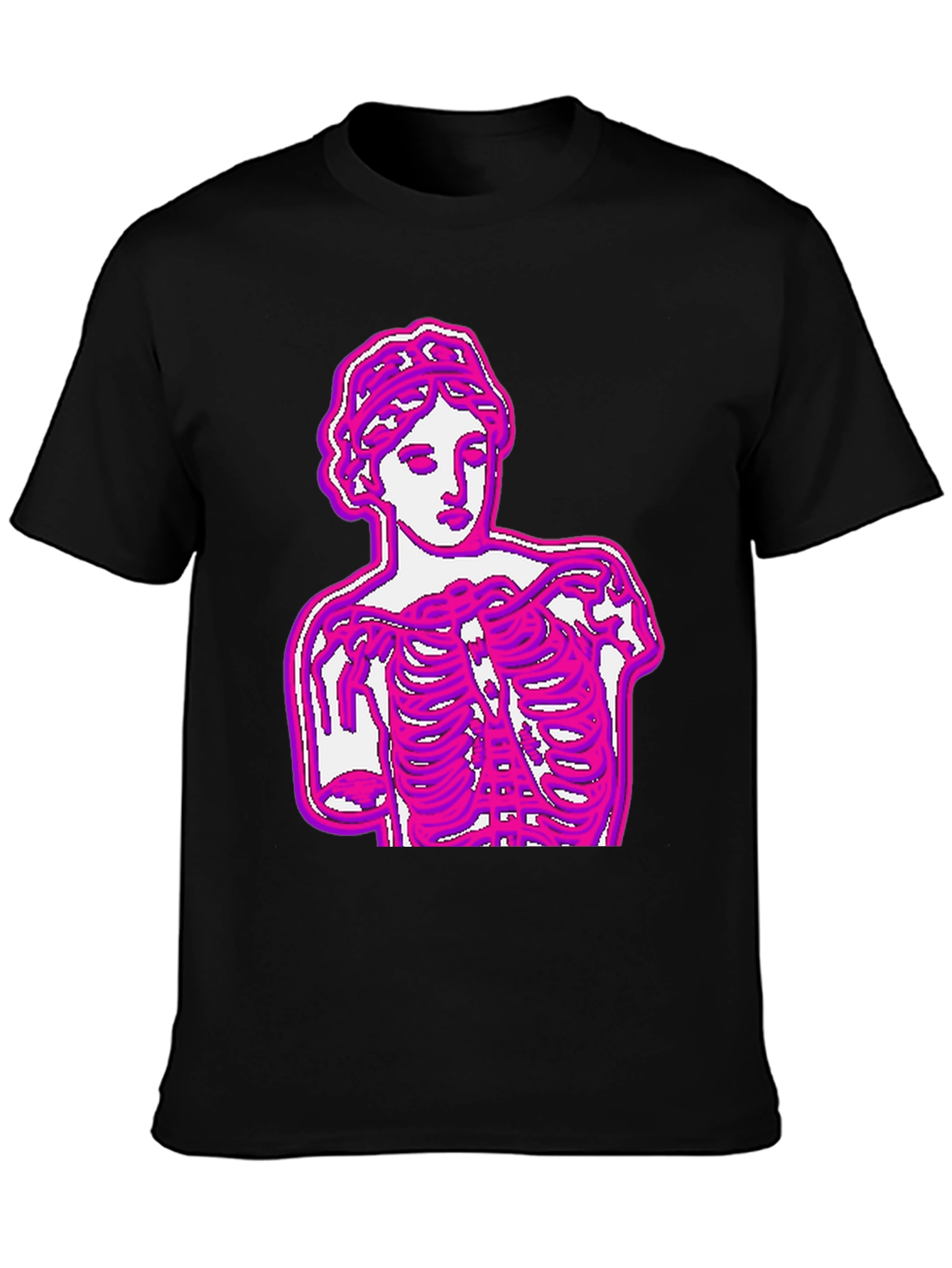 Black Venus Anatomy T-Shirt - Unique Graphic Tee view 3