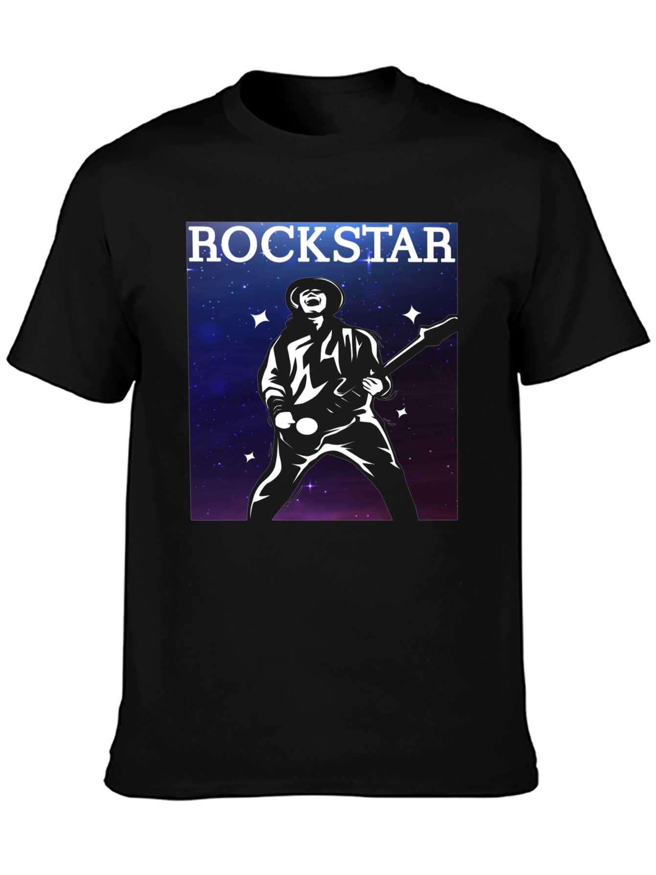 Rockstar Guitarist Black T-Shirt - 3