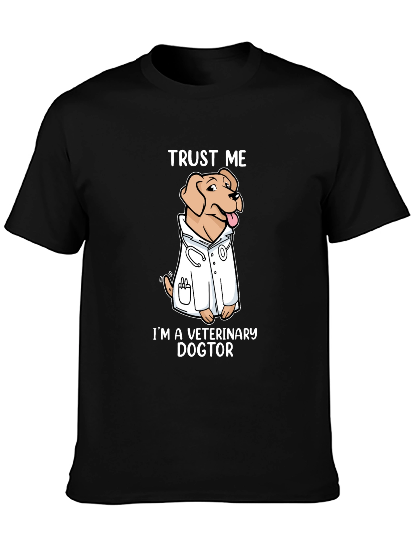Veterinary Dogtor T-Shirt, Trust Me, Novelty Graphic Tee - 3
