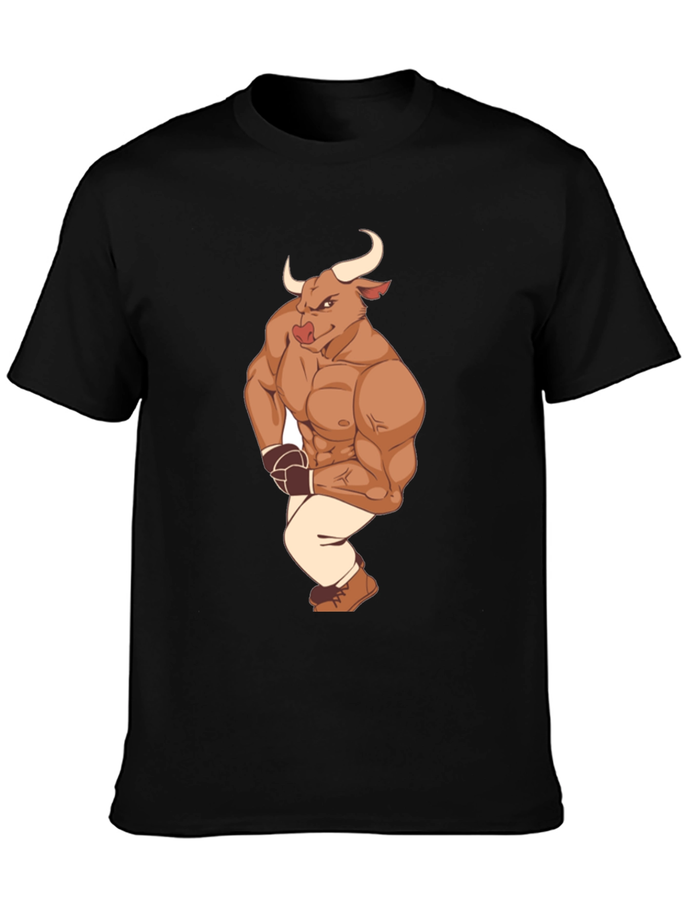 Black Bull Boxer T-Shirt: Unleash Your Inner Strength view 3
