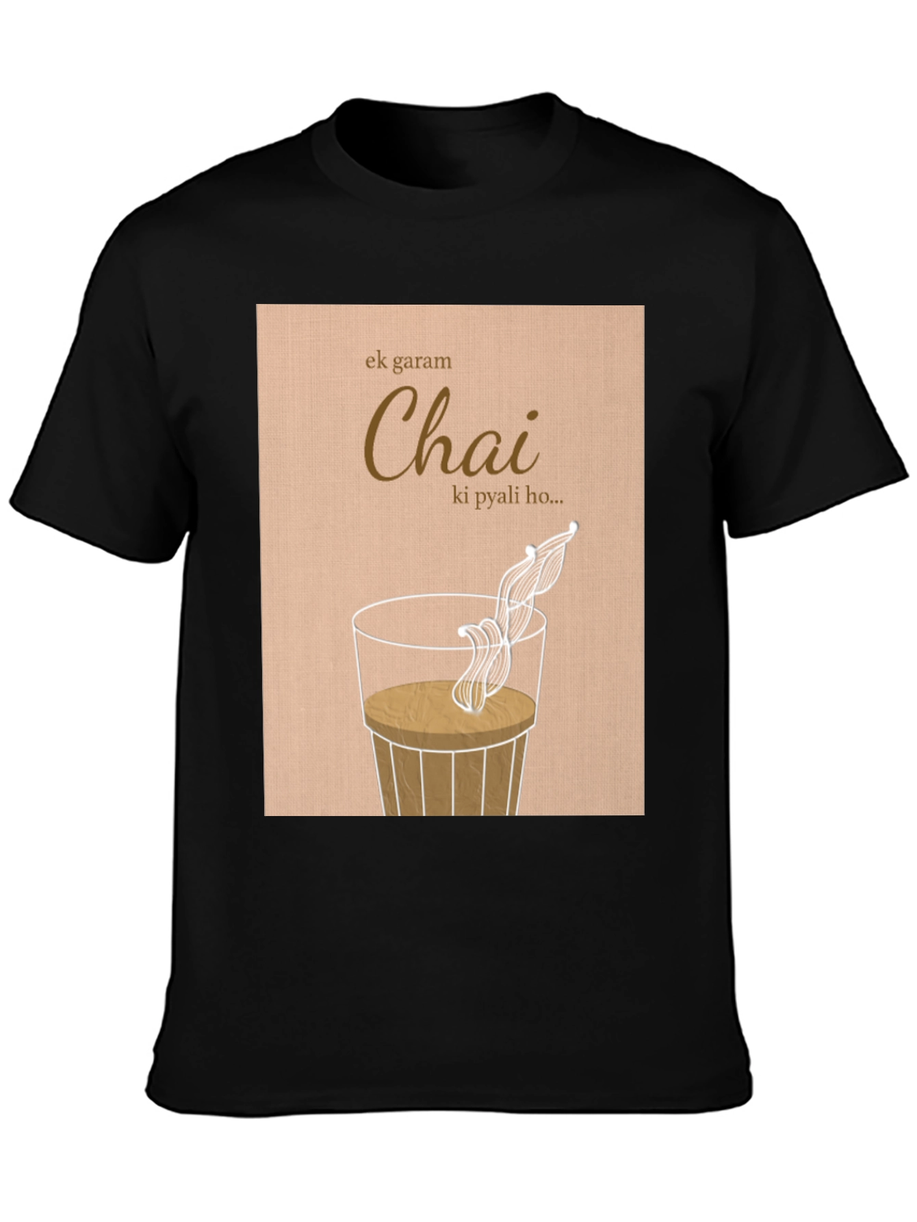 Ek Garam Chai Graphic Tee - Stylish & Comfortable - 3