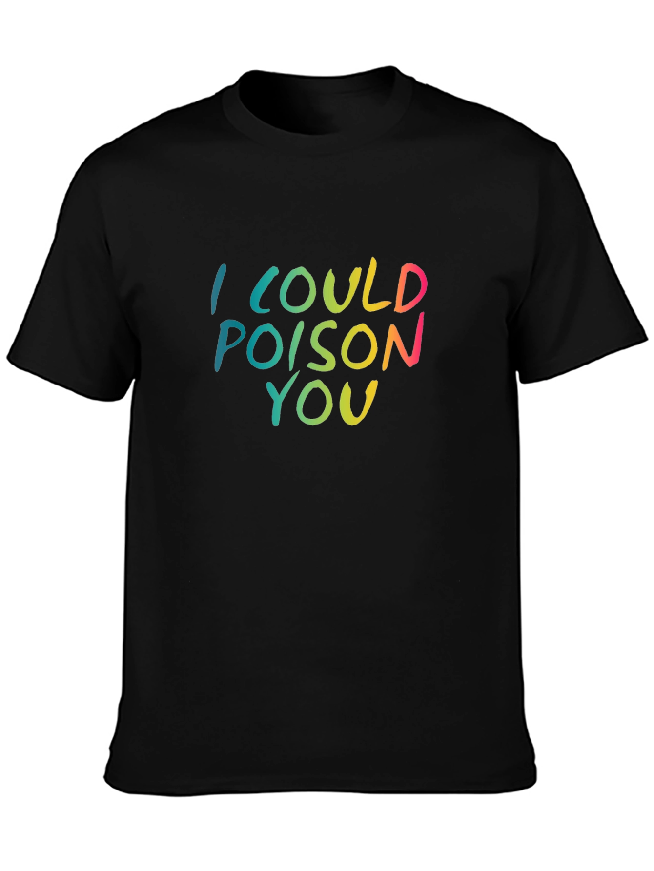 I Could Poison You Graphic Tee - Black - 3