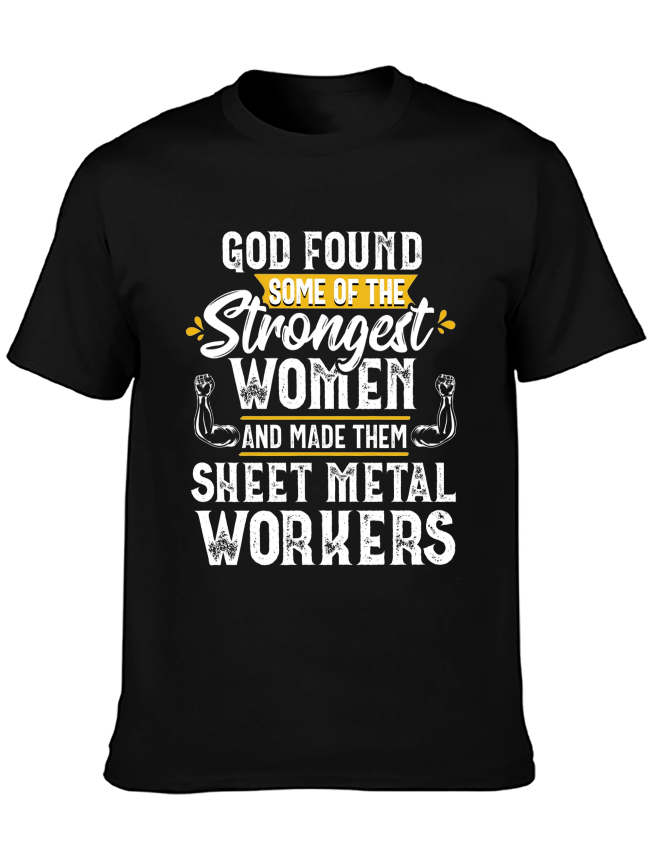 Strong Women Sheet Metal Worker Graphic T-Shirt - 3