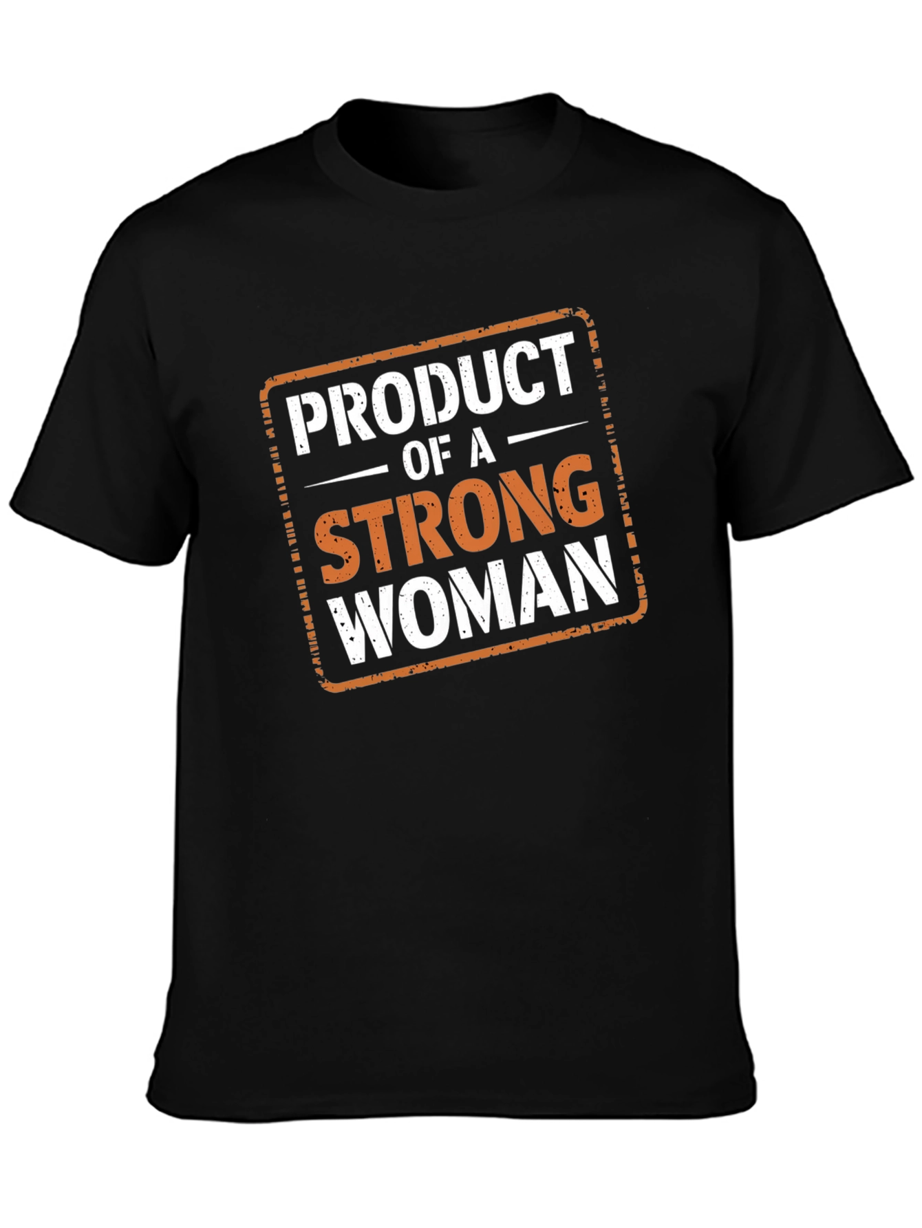 Black Product of A Strong Woman Graphic Tee - Unisex view 3