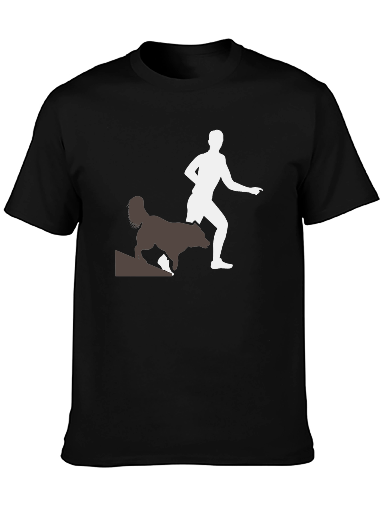 Running with Dogs Tee - Black - 3