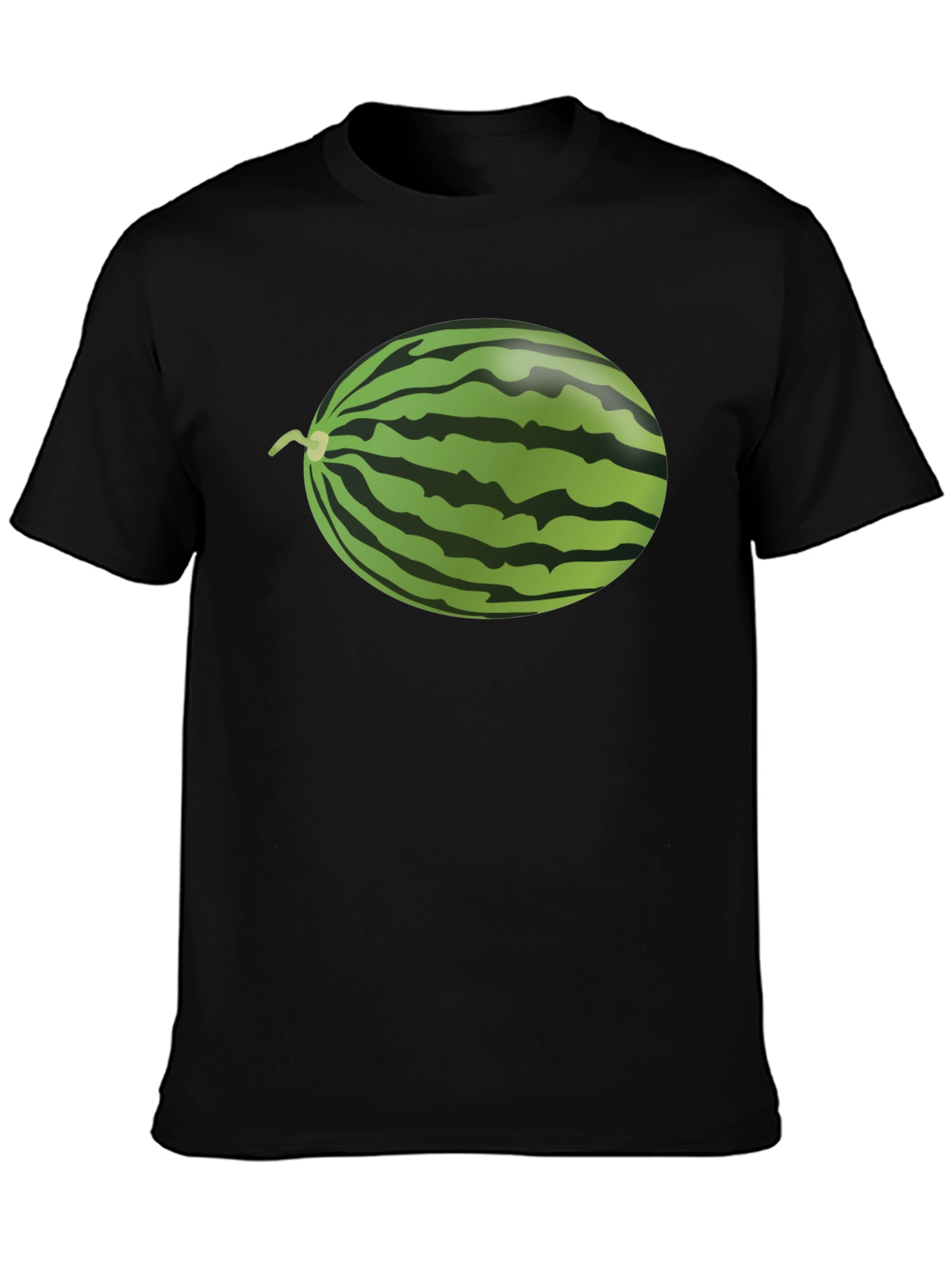 Black Watermelon Graphic T-Shirt - Summer Fun! view 3
