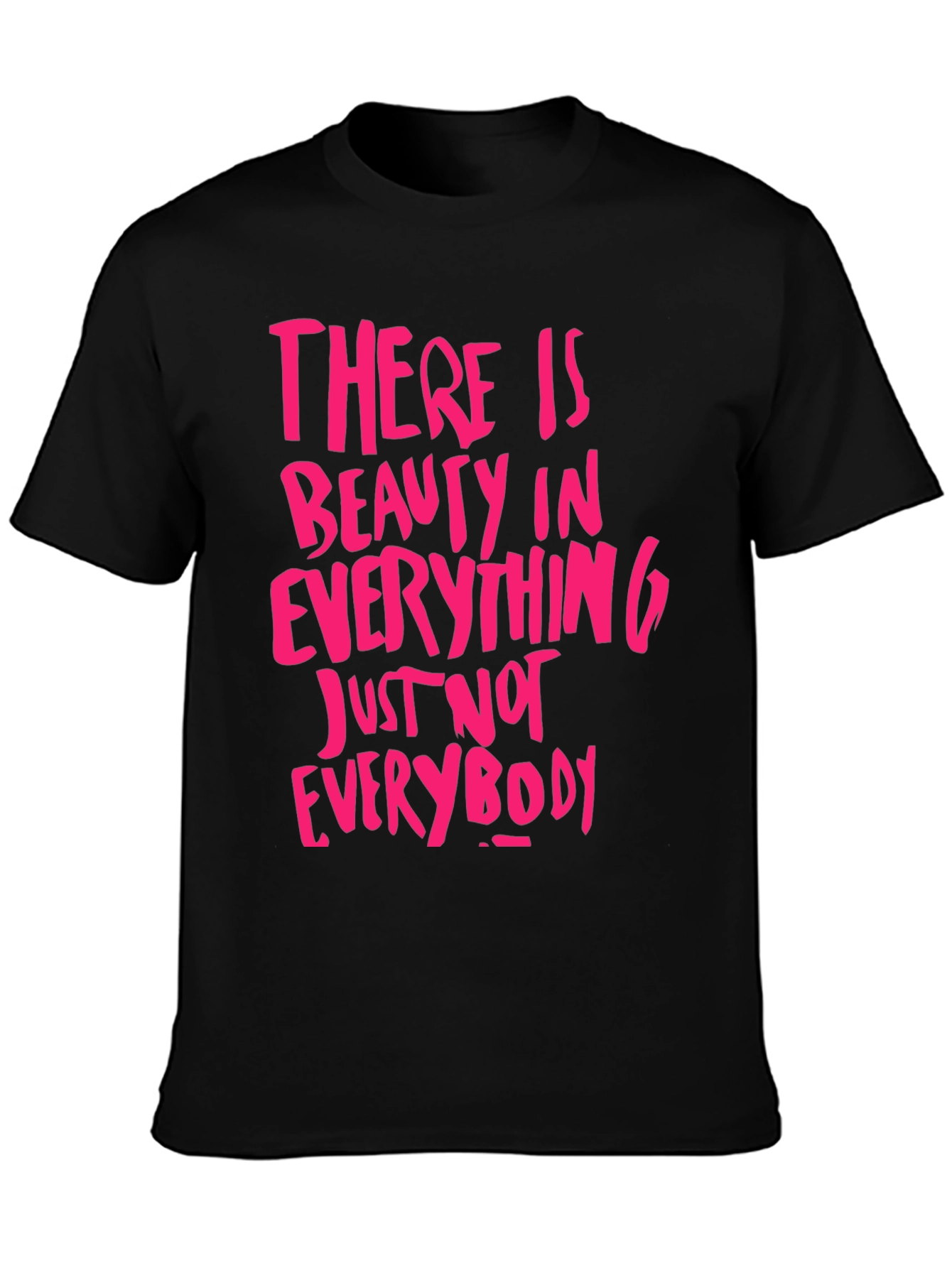 Black Beauty In Everything Graphic Tee - Black view 3