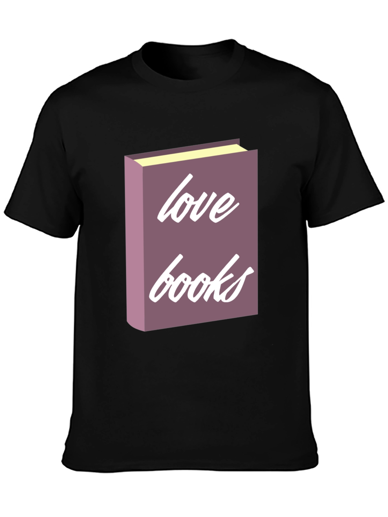 Black Love Books Graphic Tee - Book Lover Shirt view 3