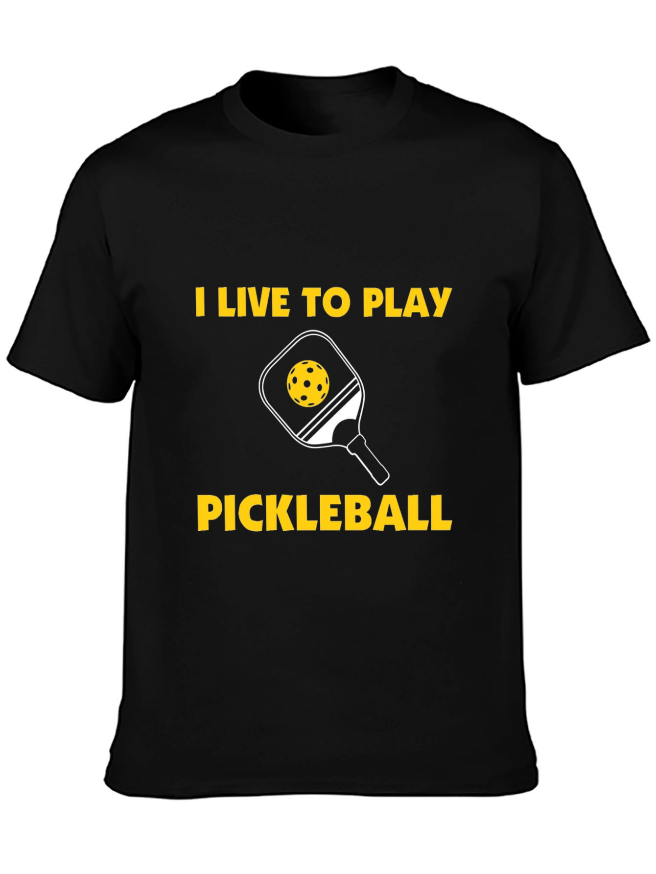I Live to Play Pickleball Graphic T-Shirt - 3