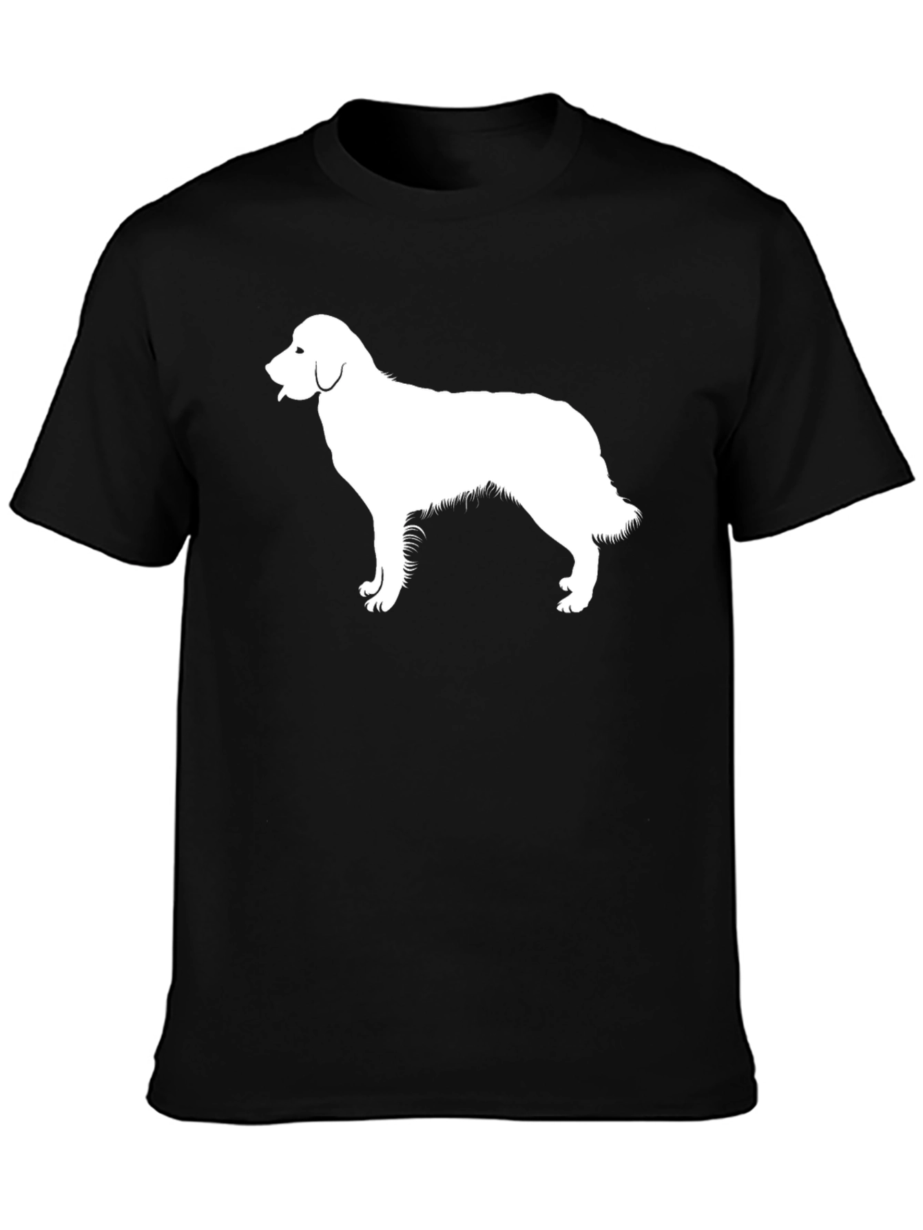 Black Dog Silhouette T-Shirt - Black view 3