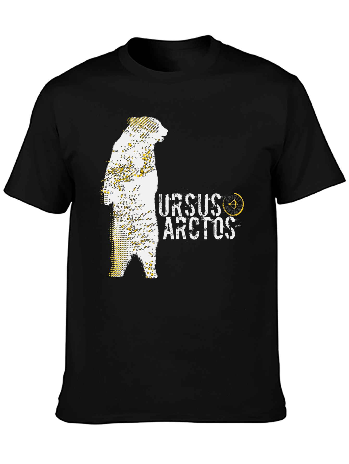 Black Ursus Arctos Bear Graphic Tee view 3