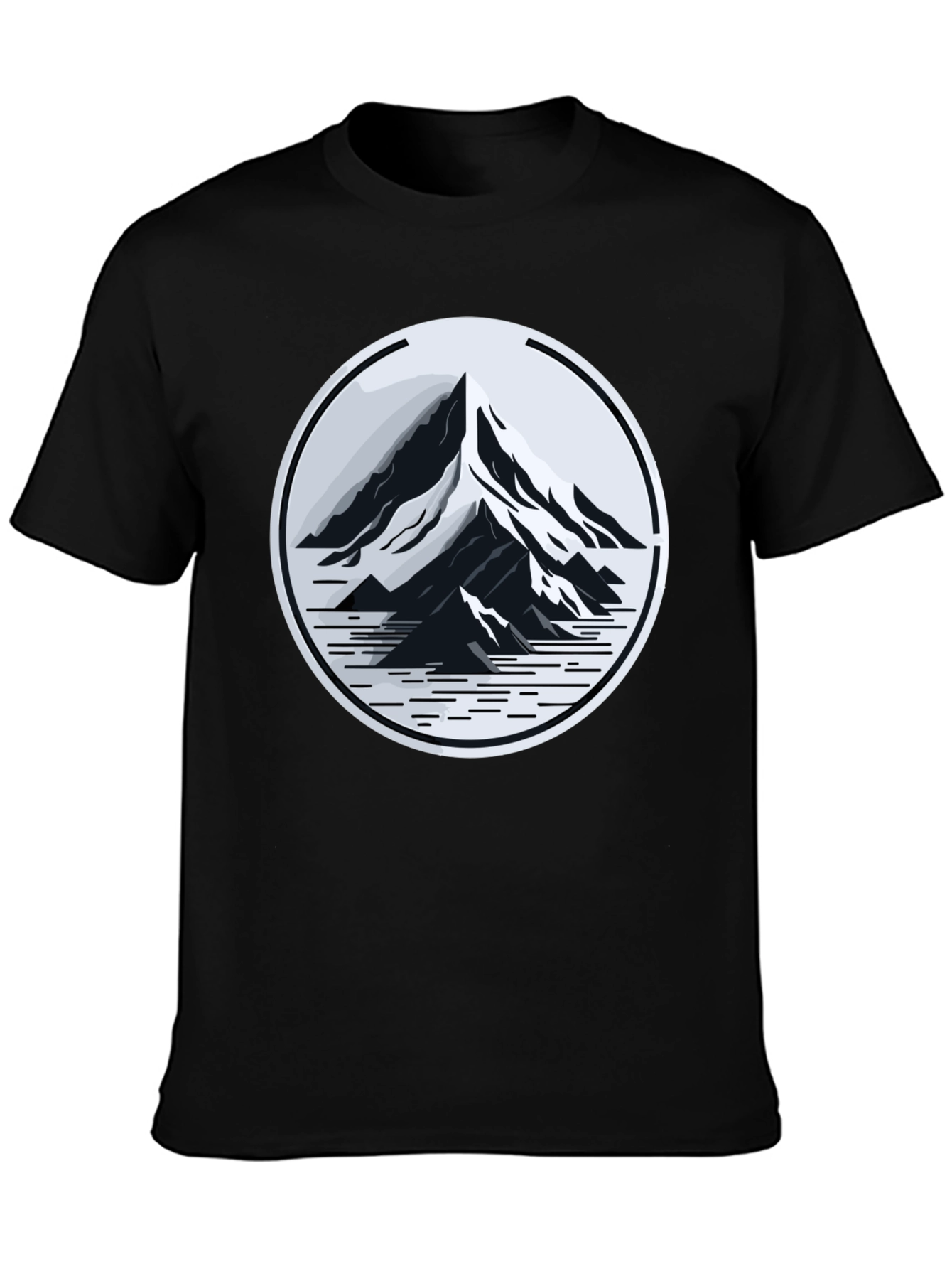 Black Mountain Peak Graphic Tee - Adventure Ready Style view 3
