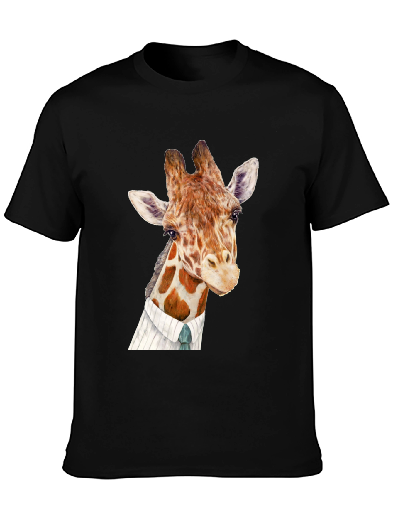 Giraffe in Suit Graphic T-Shirt - 3