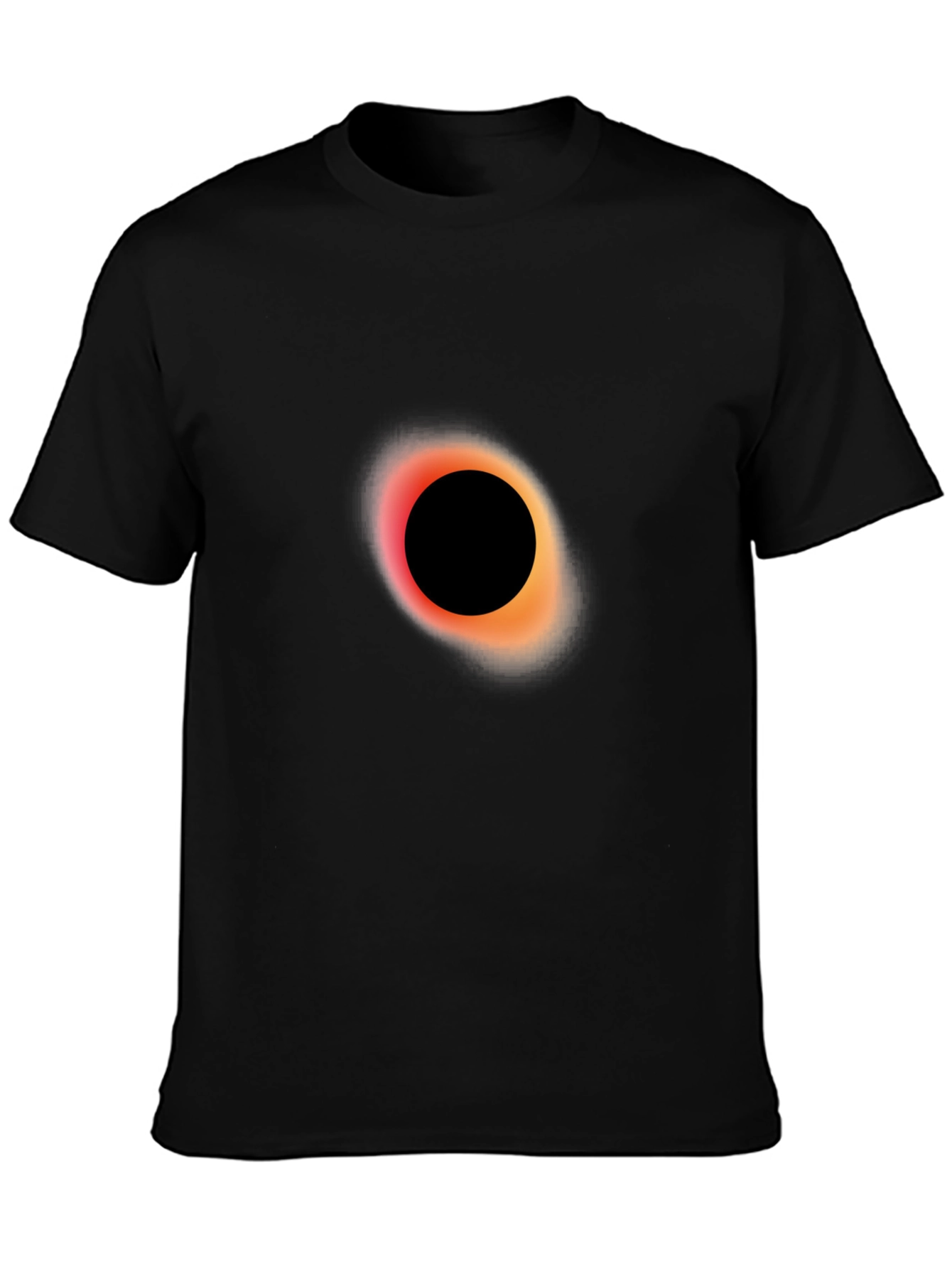 Black Black Hole Graphic Tee - Cosmic Style view 3