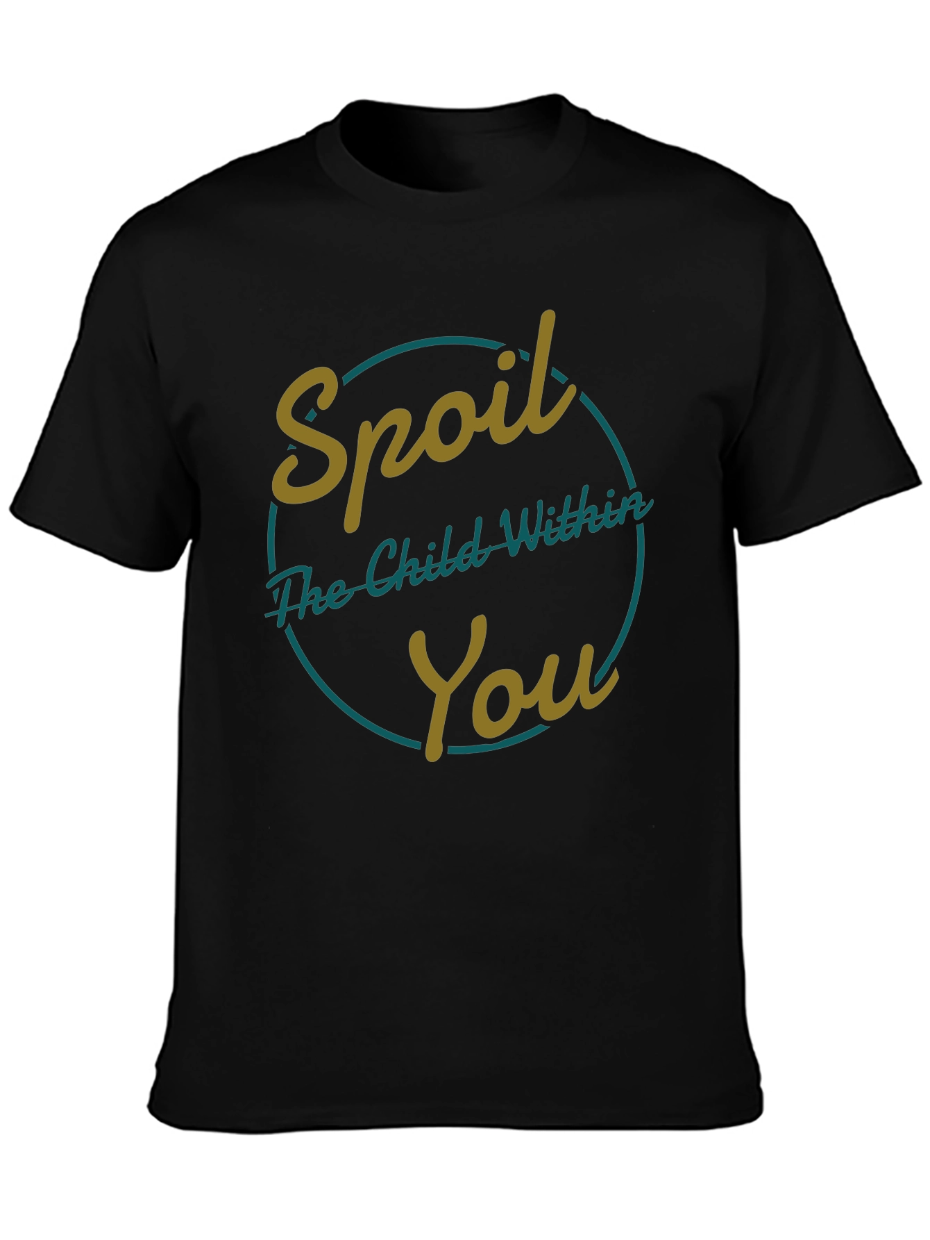 Black Spoil The Child Within You - Graphic T-Shirt view 3
